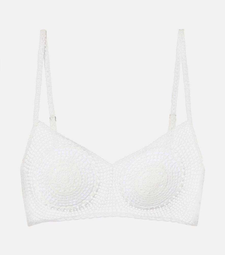 magda butrym crochet cotton bra