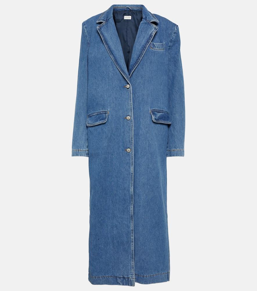 magda butrym denim coat