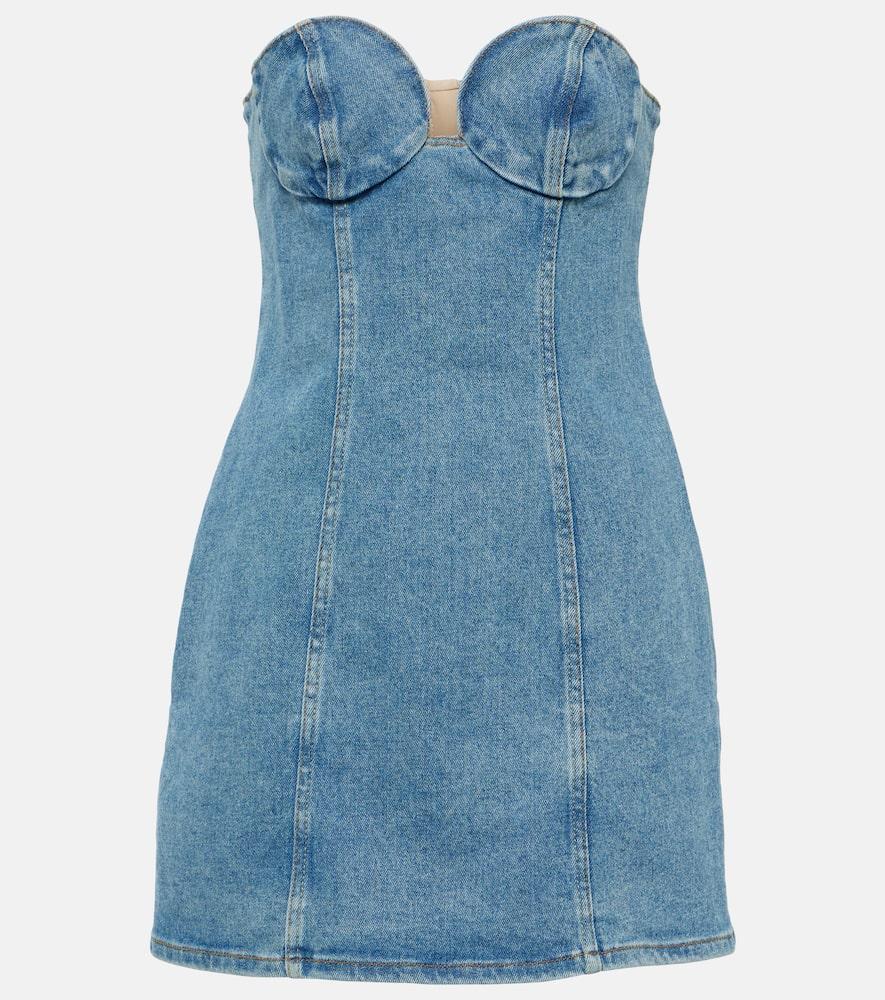 magda butrym denim corset dress