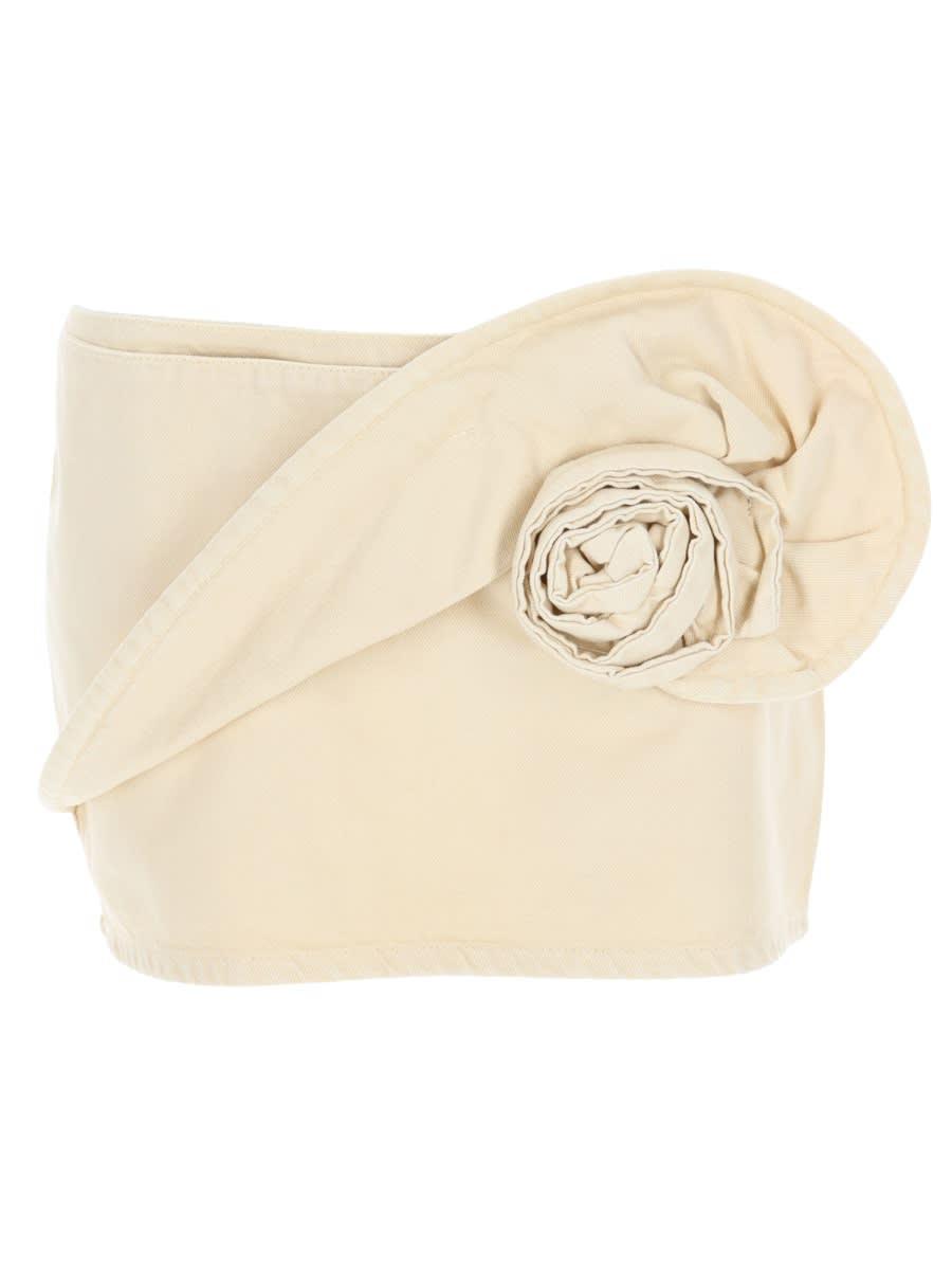 magda butrym denim miniskirt