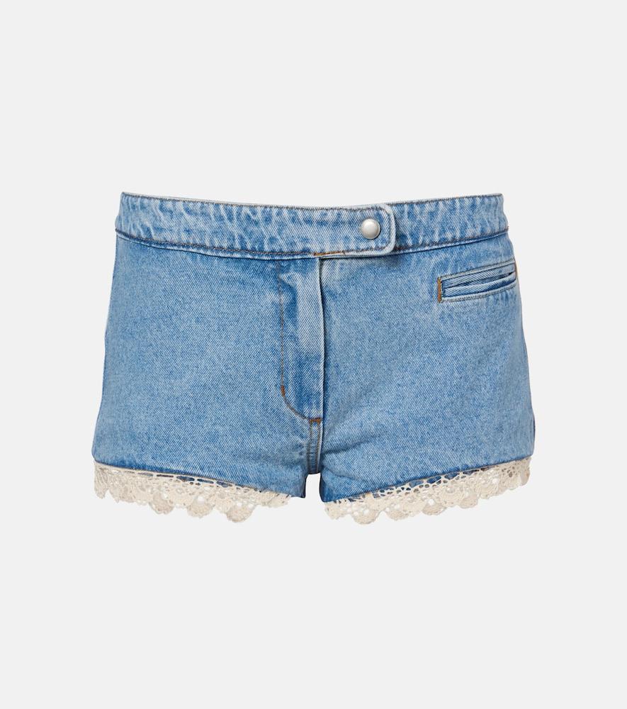 magda butrym denim shorts