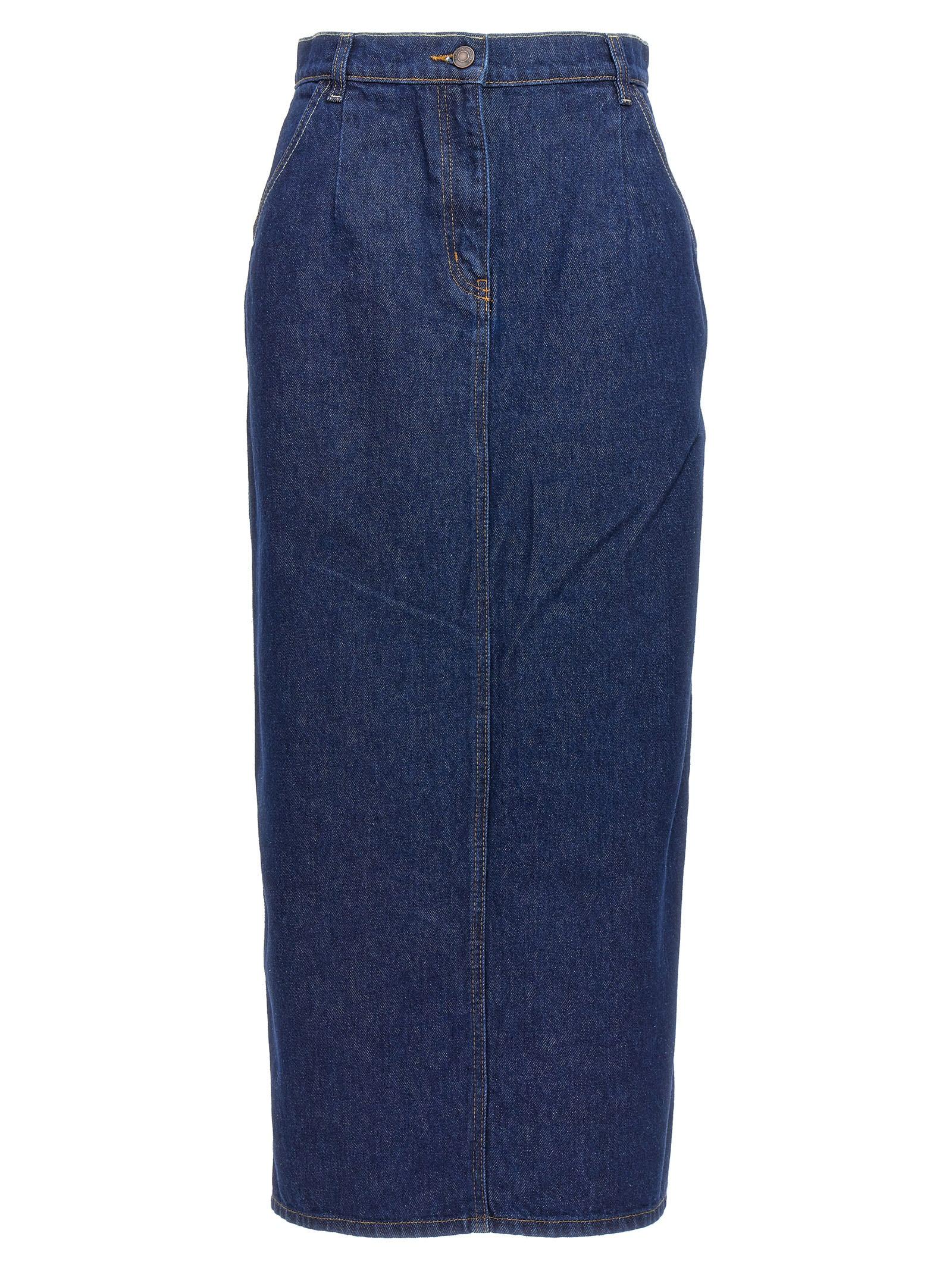 magda butrym denim skirt