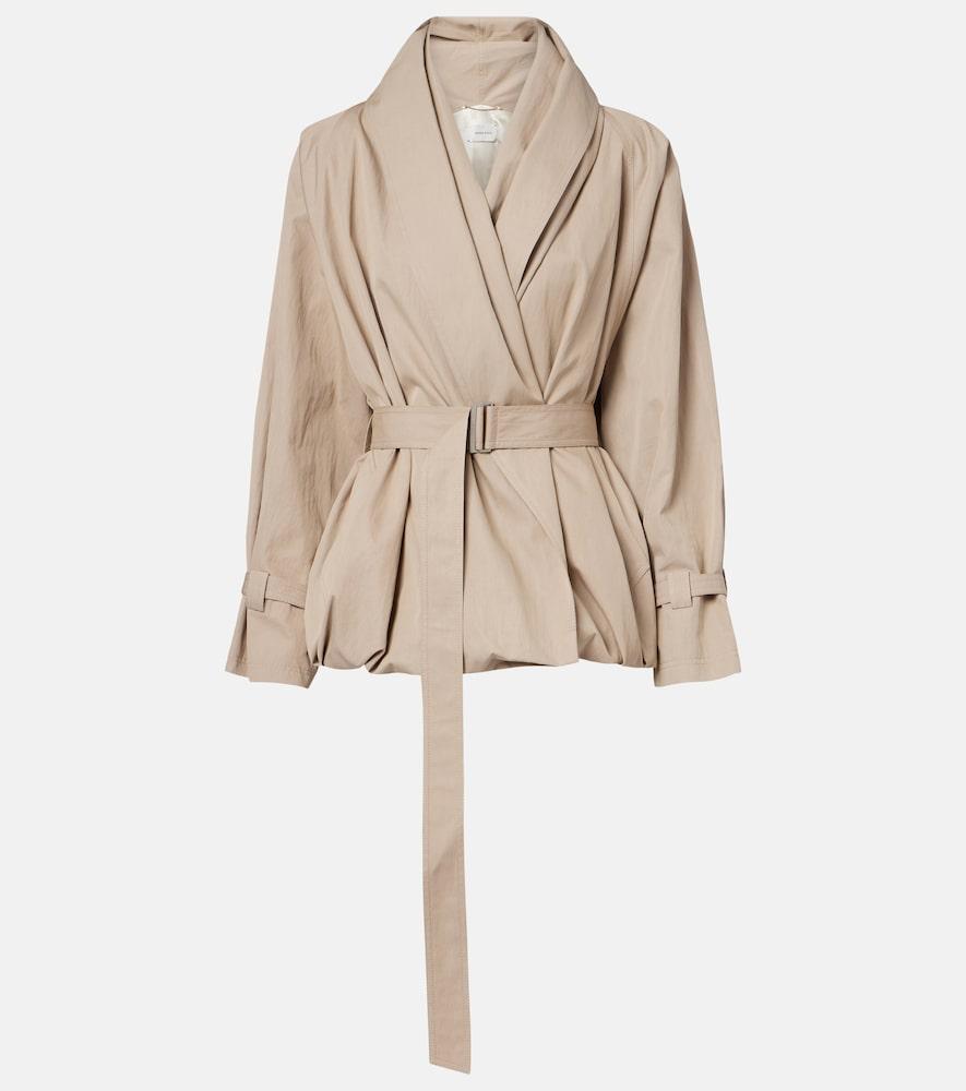 magda butrym draped cotton jacket