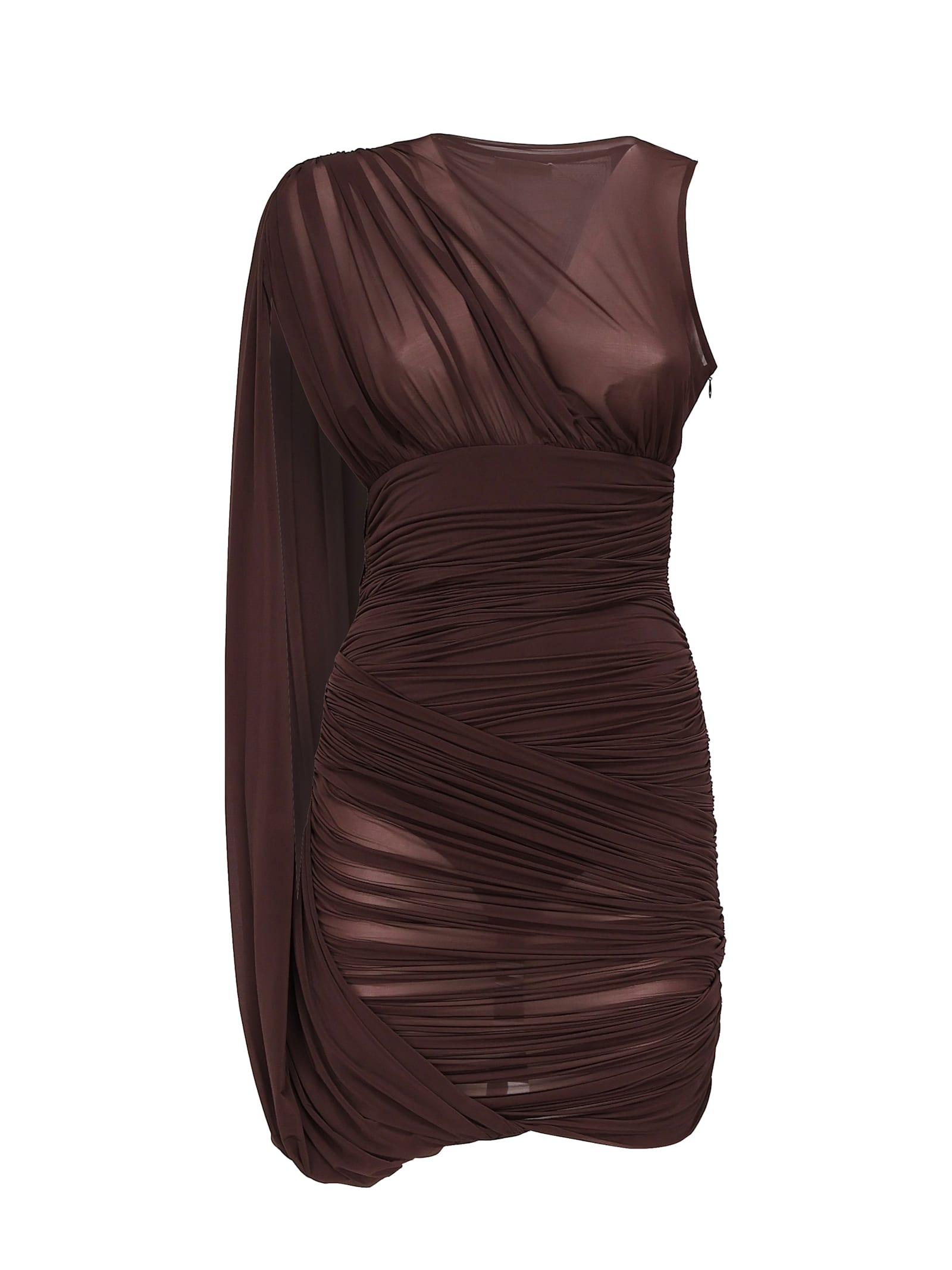 magda butrym draped short dress