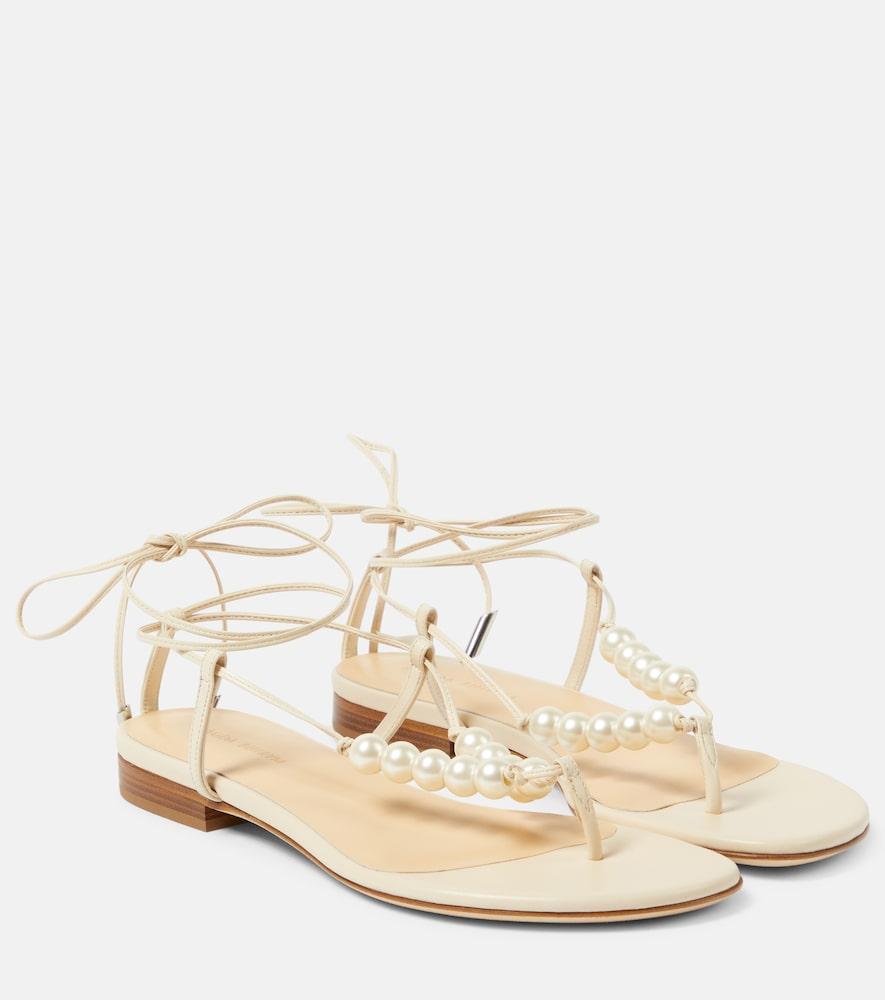 magda butrym embellished leather sandals