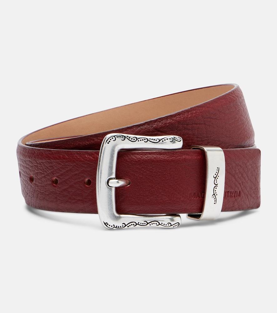 magda butrym engraved leather belt