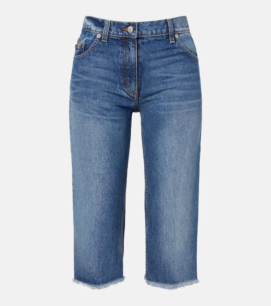 magda butrym faded capri jeans