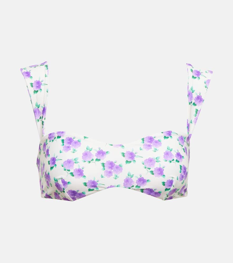 magda butrym floral bikini top