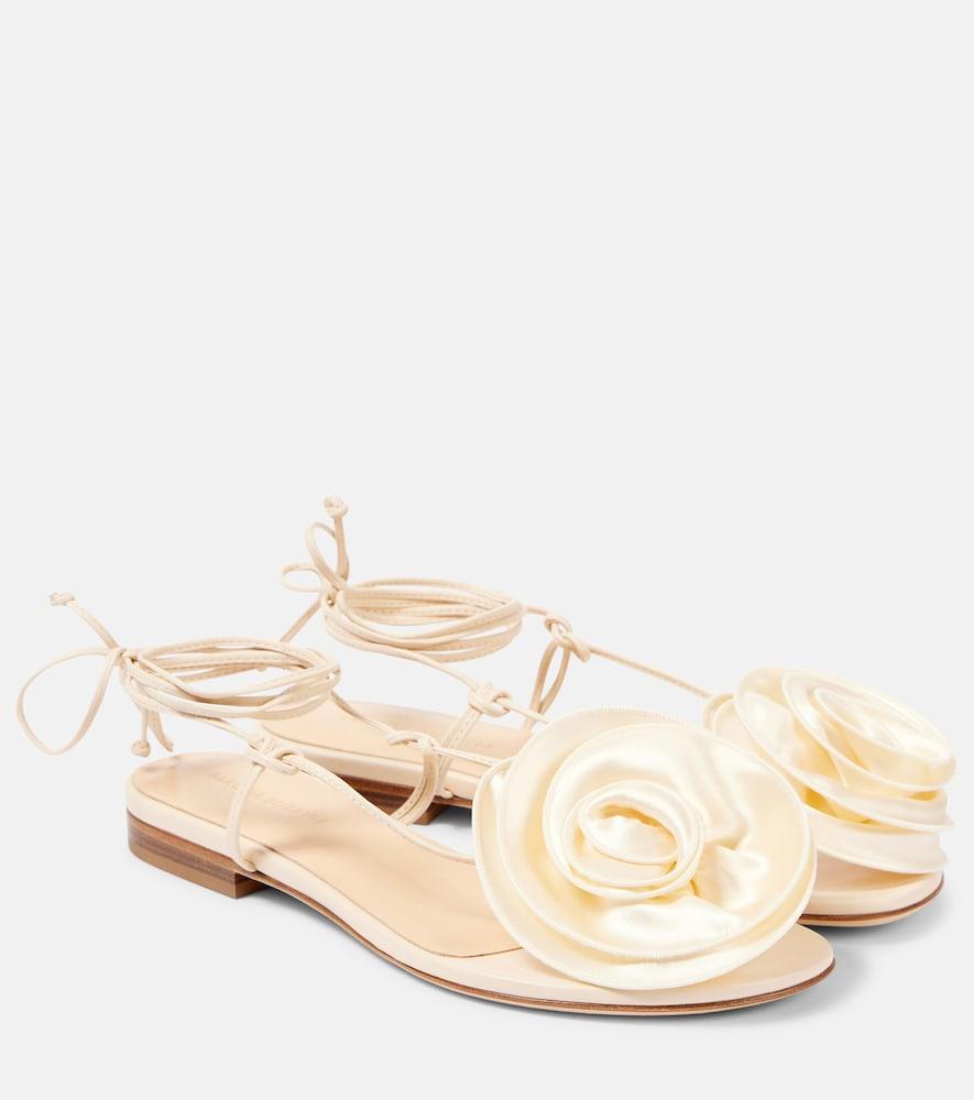 magda butrym floral leather sandals