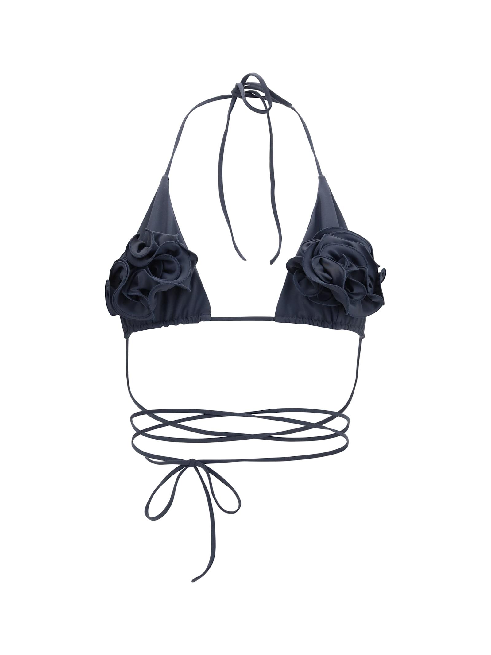 magda butrym floral strappy triangle bikini top