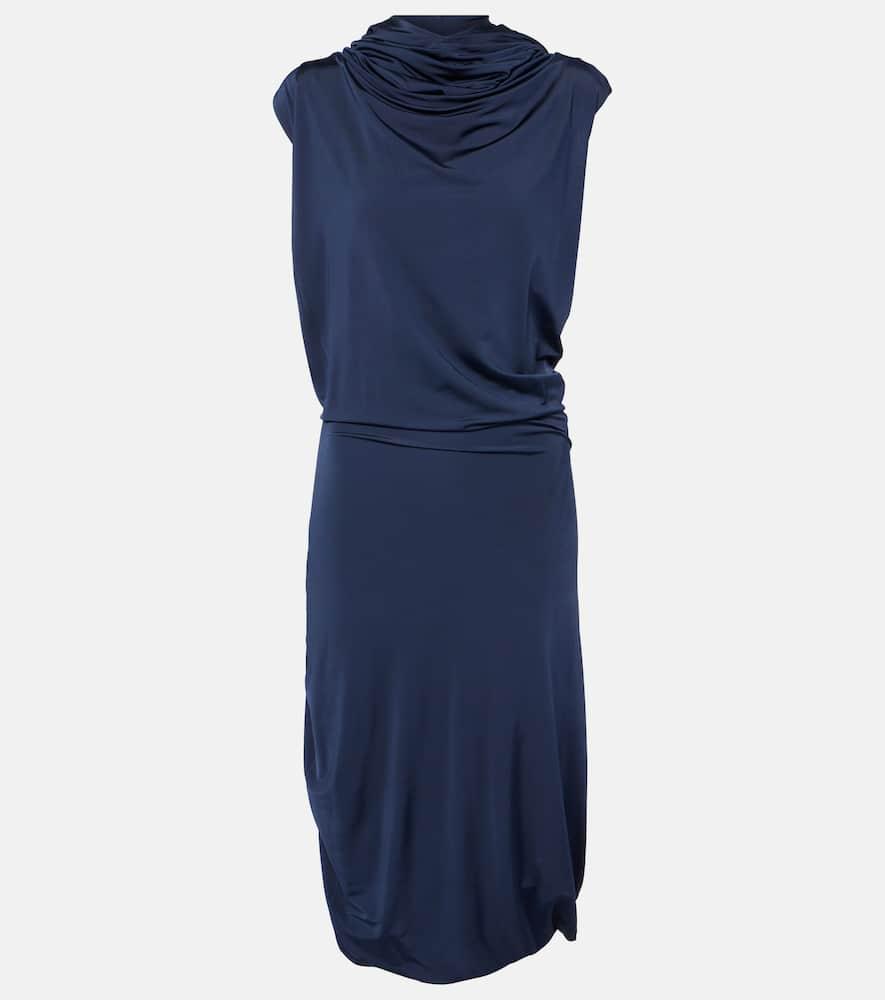 magda butrym hooded jersey midi dress
