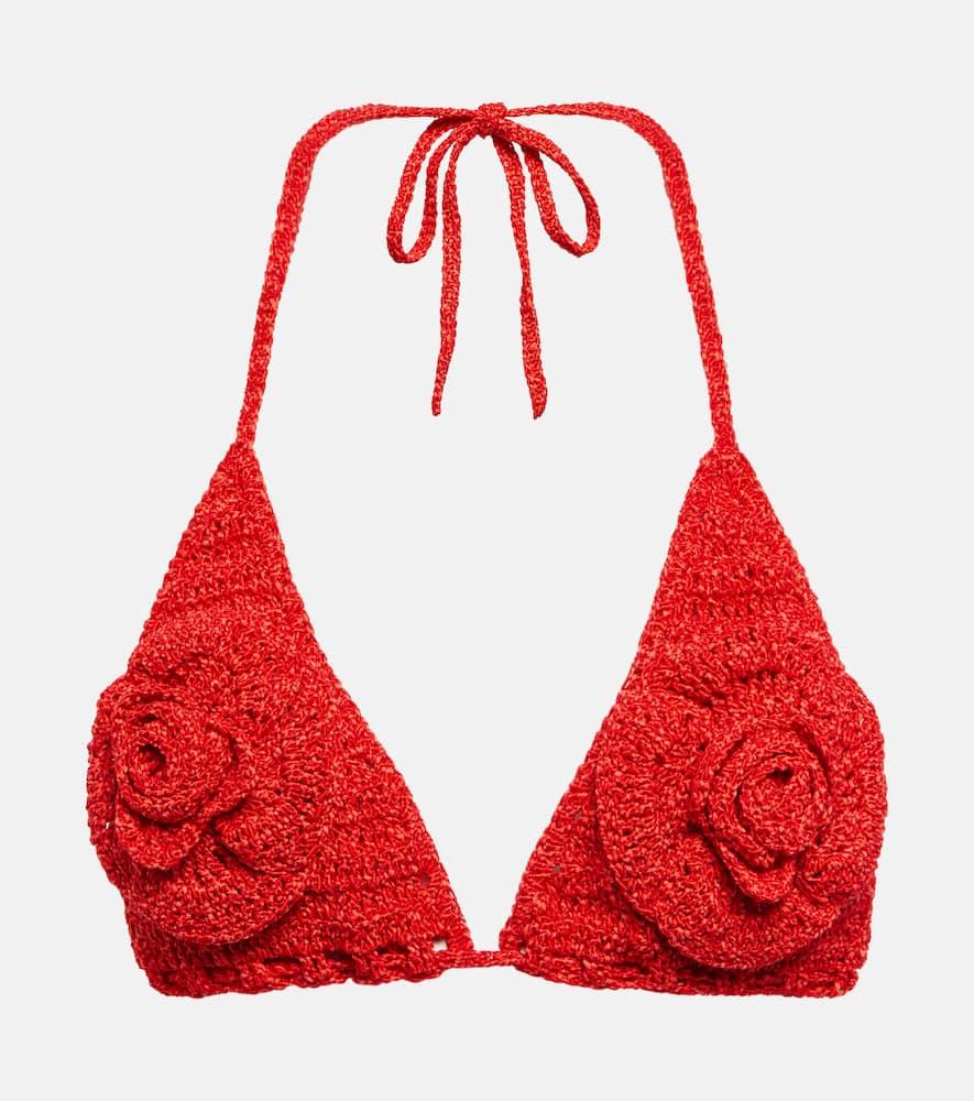 magda butrym knit bikini top