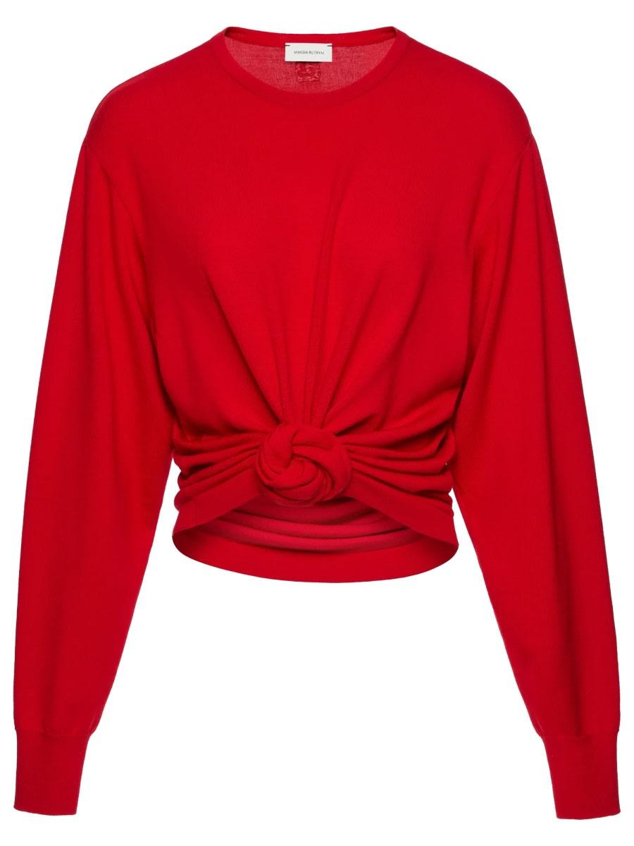 magda butrym knotted sweater