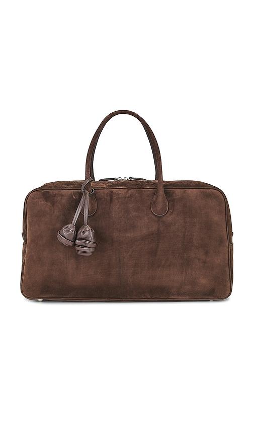 magda butrym large brigitte bag in brown.