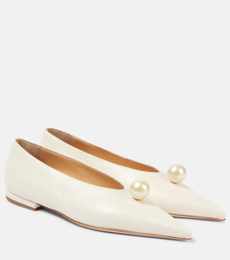 magda butrym leather ballet flats