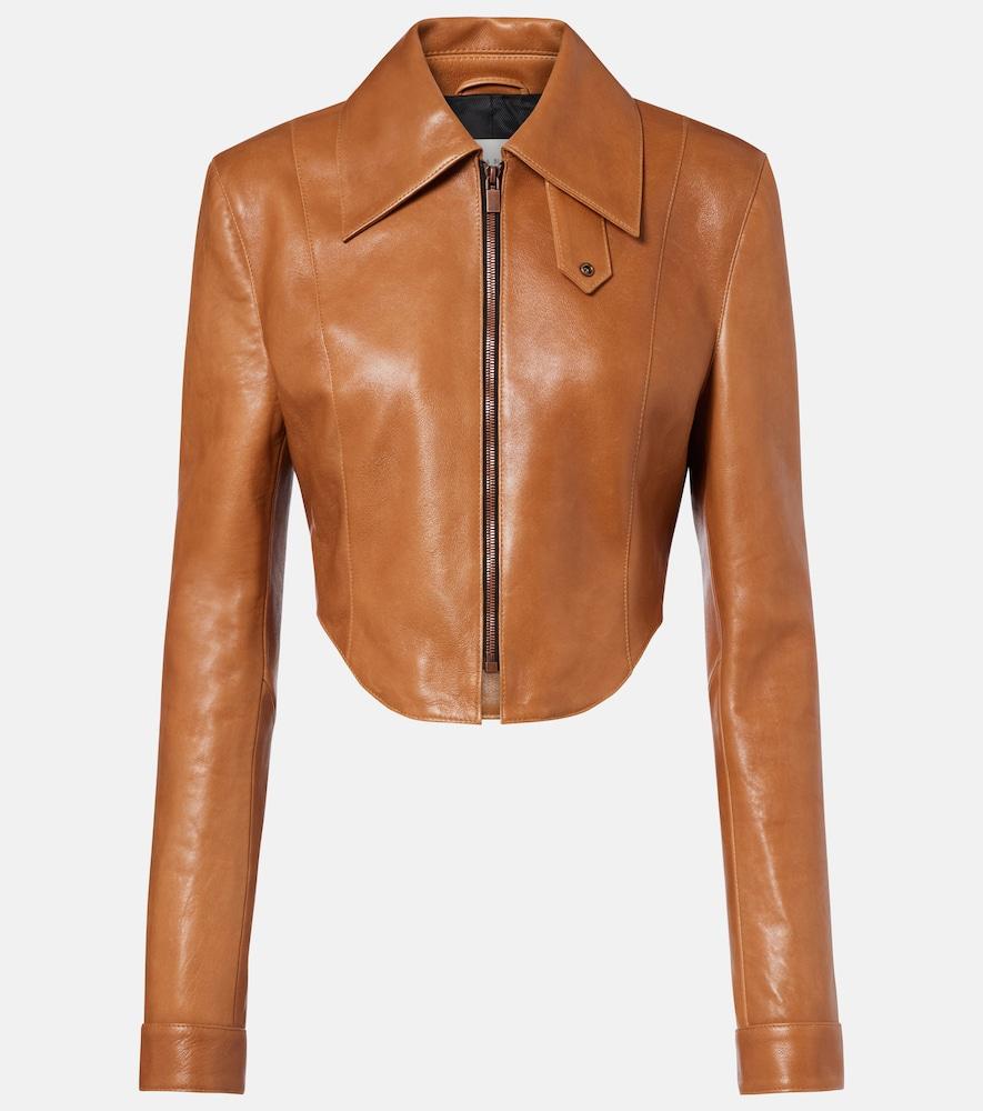 magda butrym leather jacket