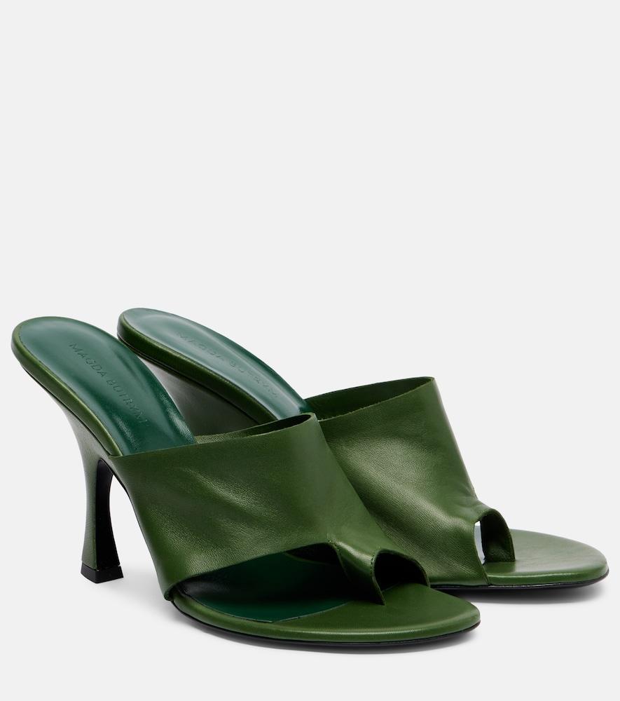 magda butrym leather thong sandals