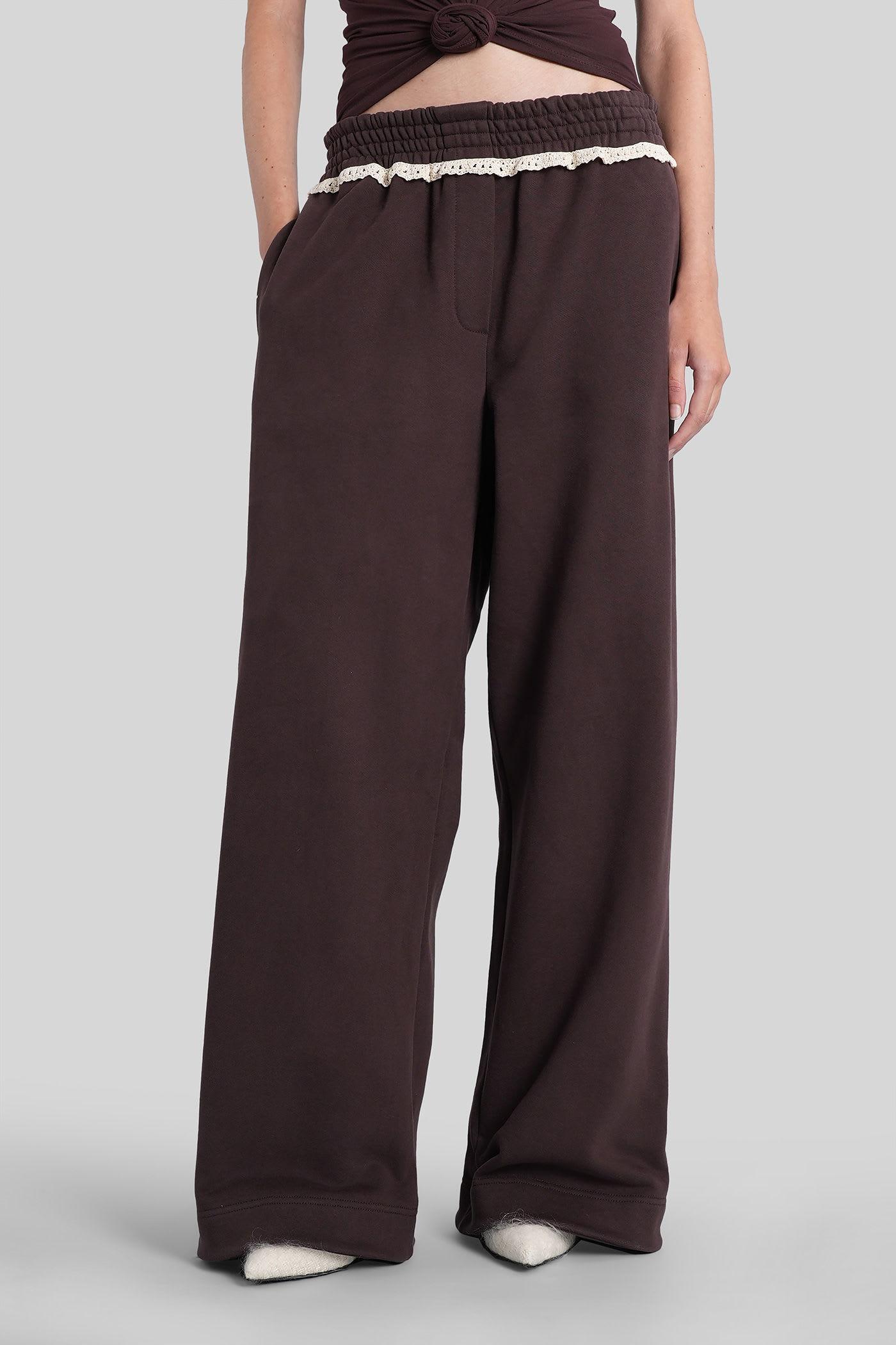 magda butrym pants 06 pants in brown cotton