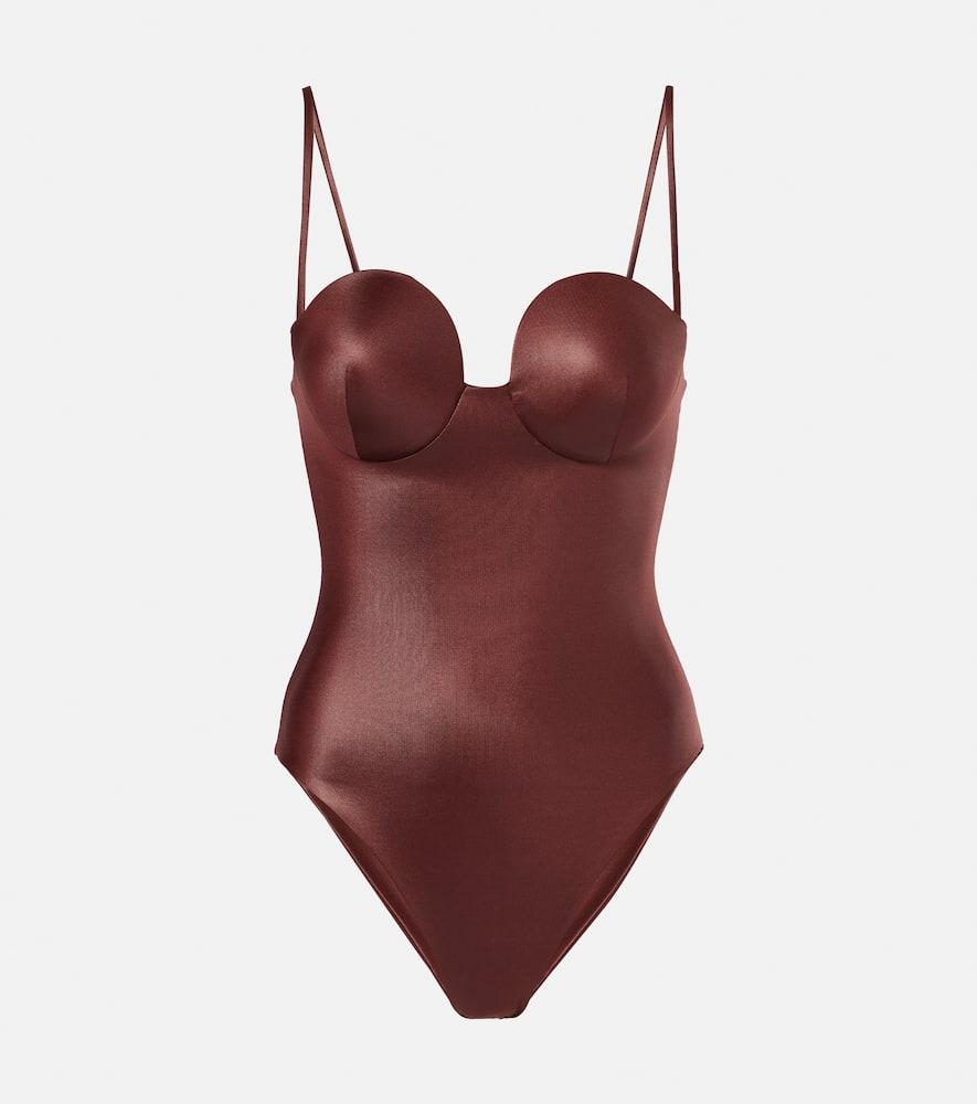 magda butrym retro bustier swimsuit