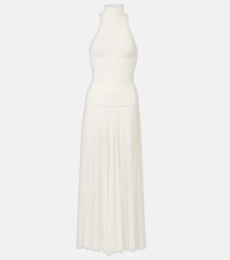 magda butrym ruched sheer high