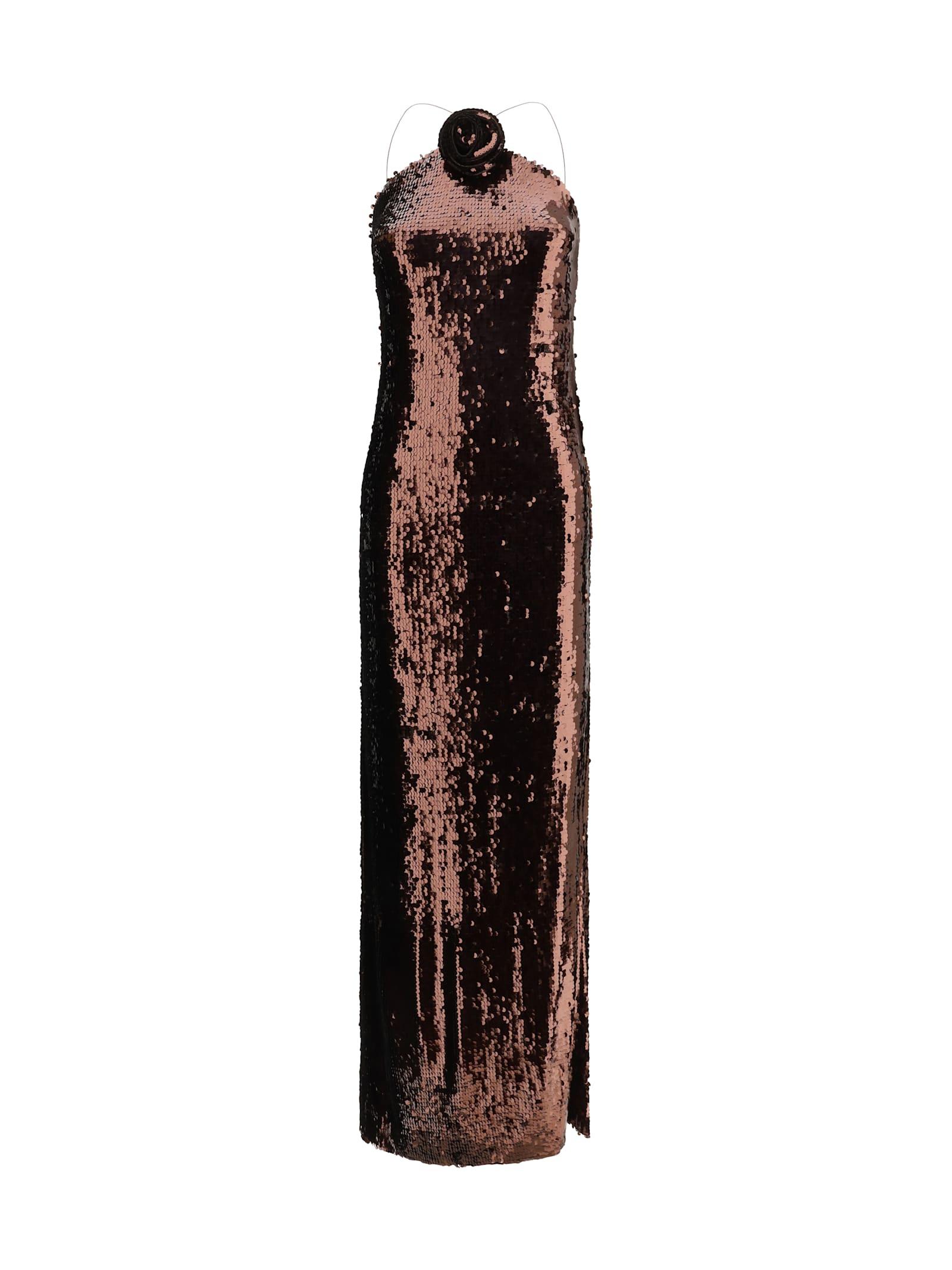 magda butrym sequin long dress