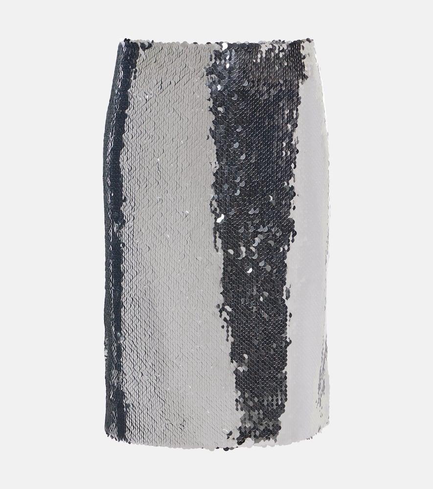 magda butrym sequined midi skirt