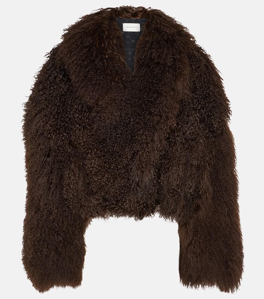 magda butrym shearling jacket