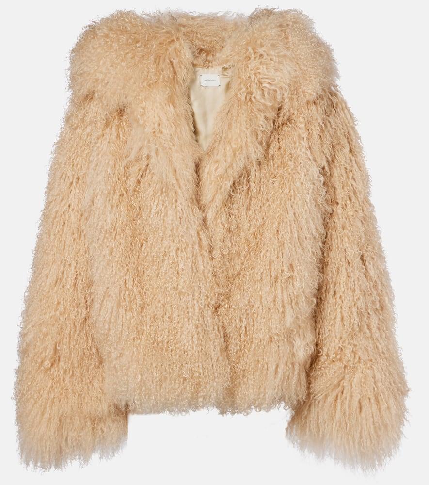 magda butrym shearling jacket