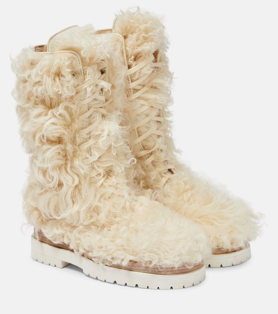 magda butrym shearling lace