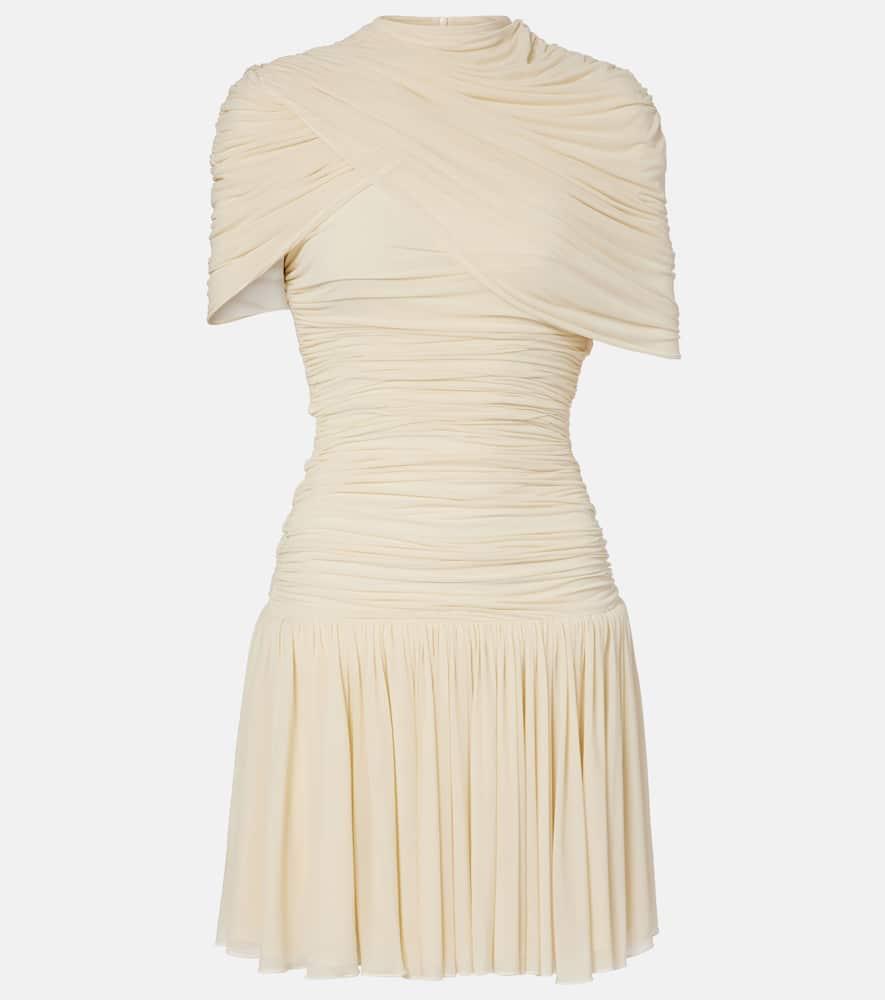 magda butrym shirred minidress