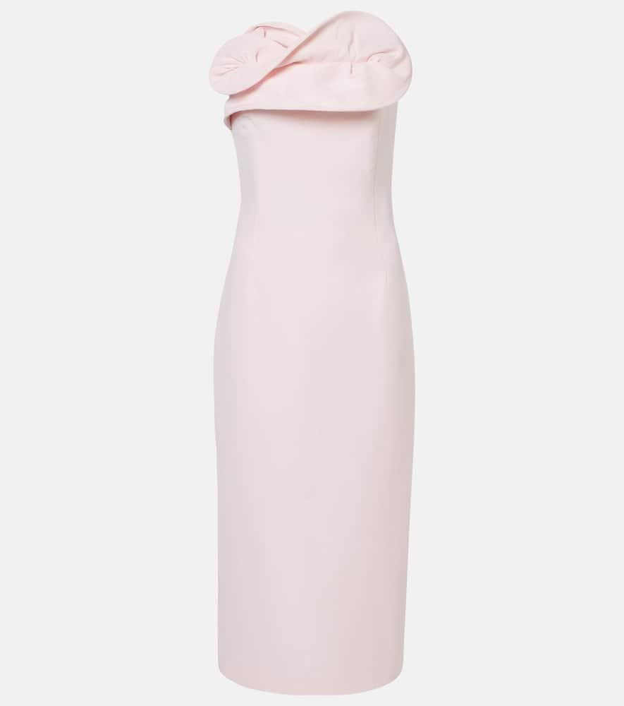 magda butrym silk bustier dress