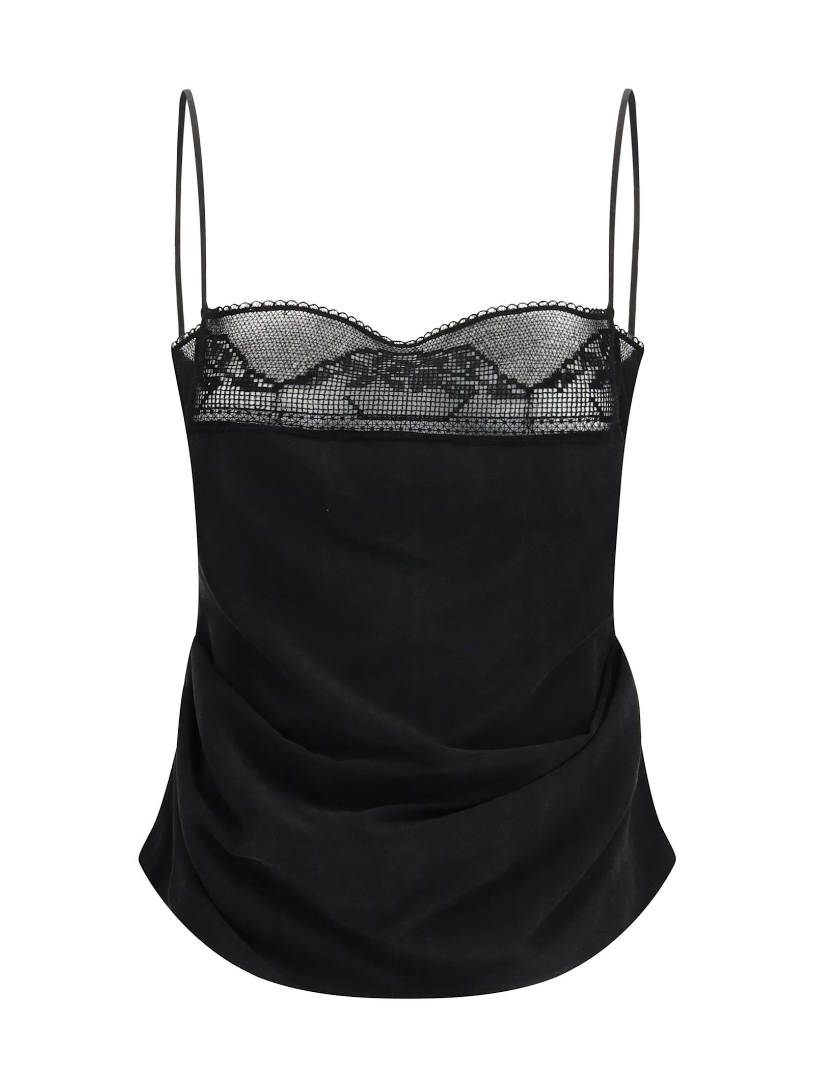 magda butrym silk draped top