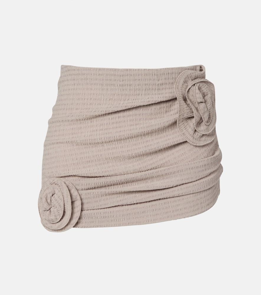 magda butrym striped miniskirt