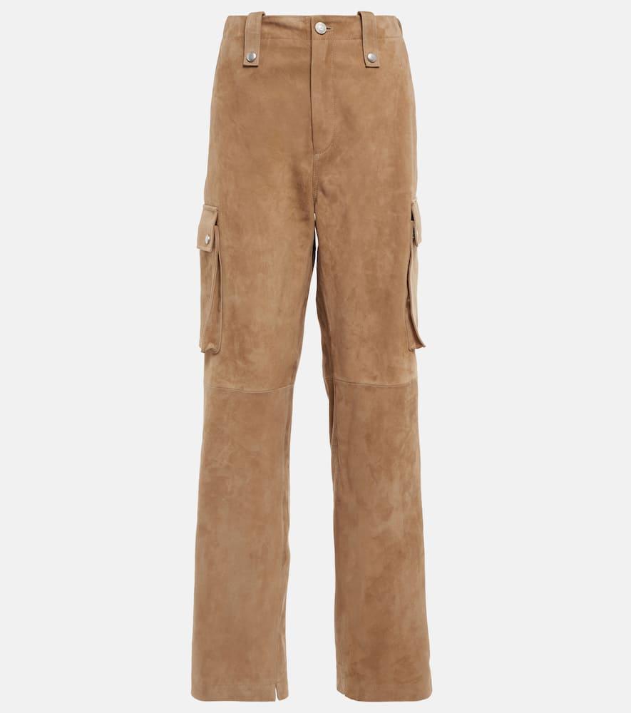 magda butrym suede cargo pants