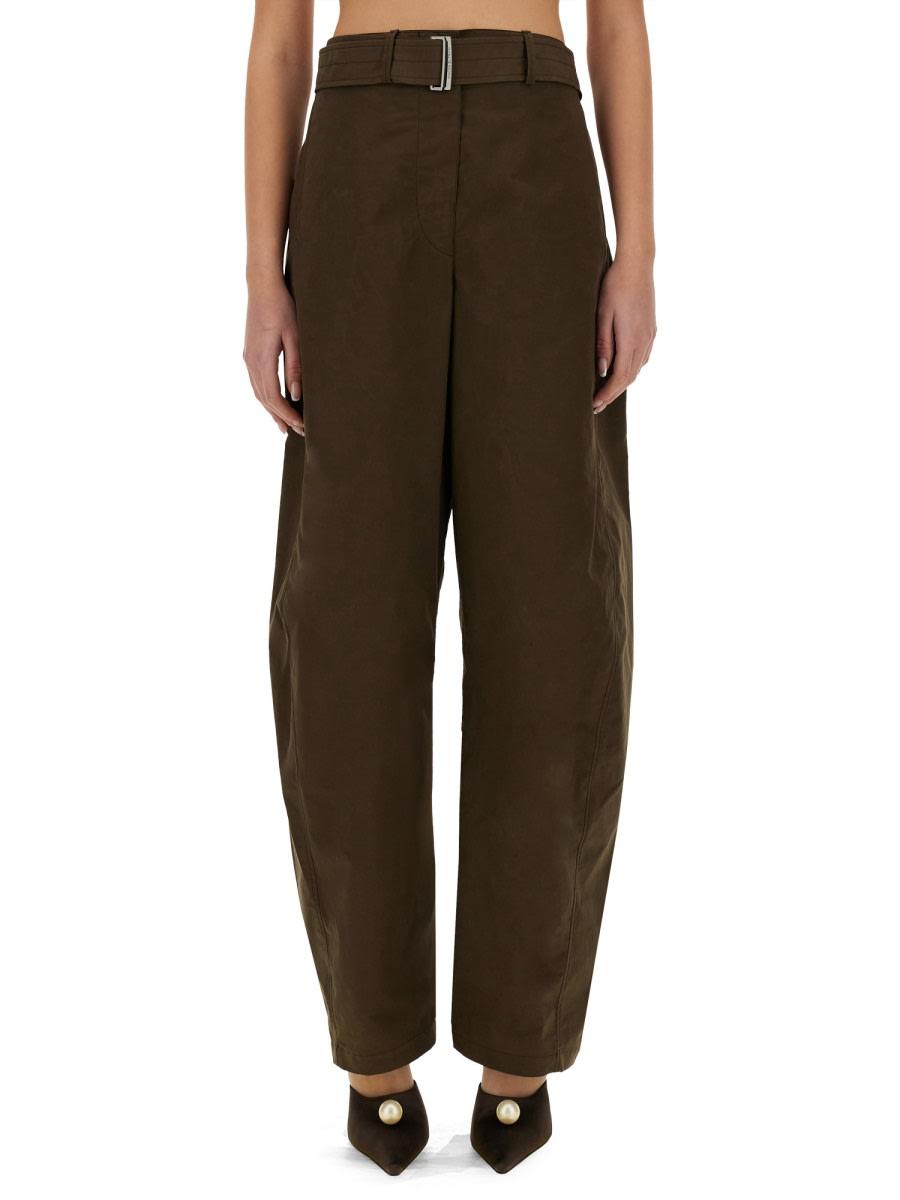 magda butrym wide-leg pants with belt