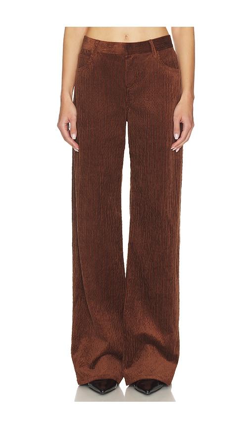magda butrym wide leg trouser in orange.