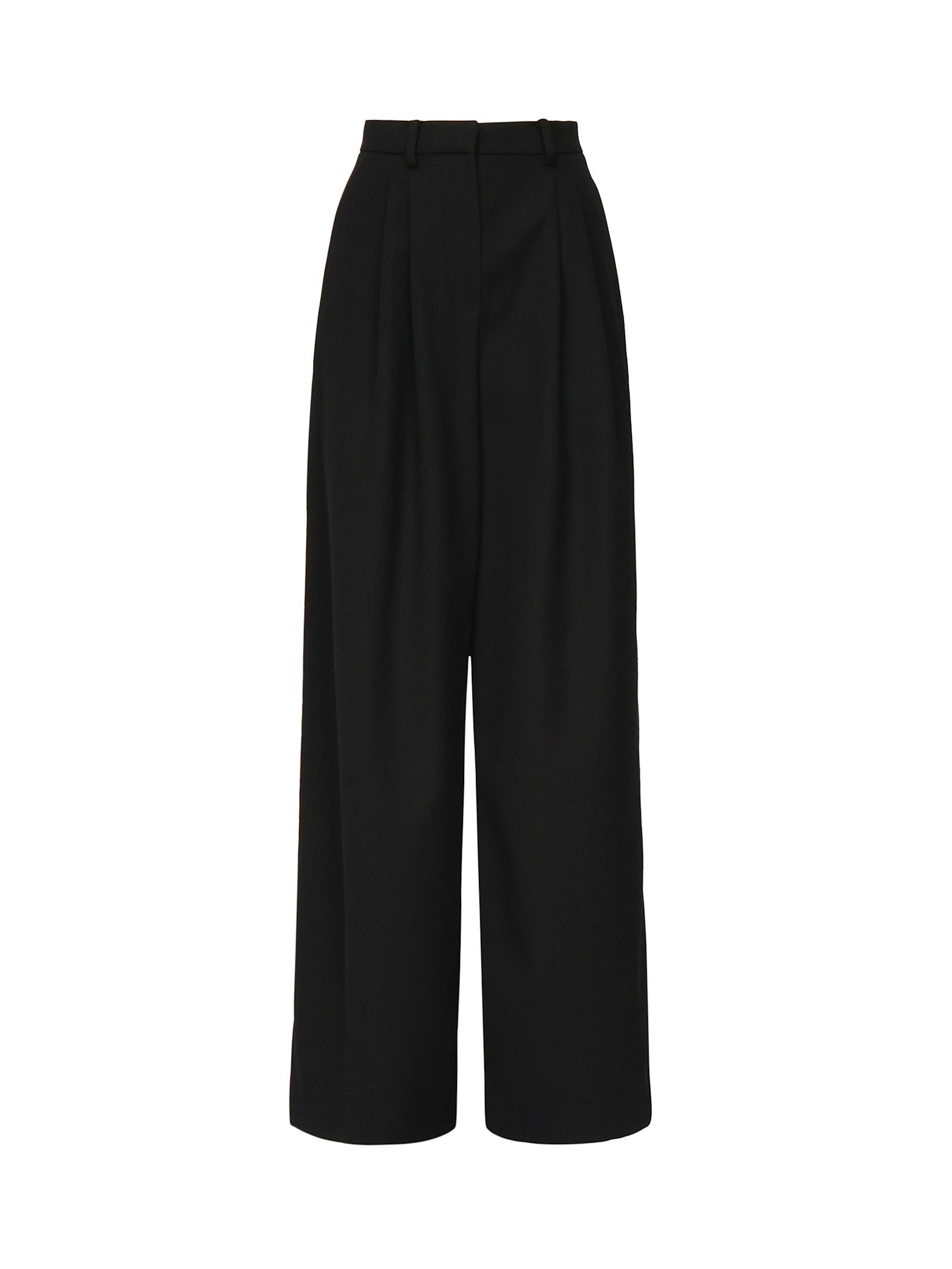 magda butrym wide wool trousers