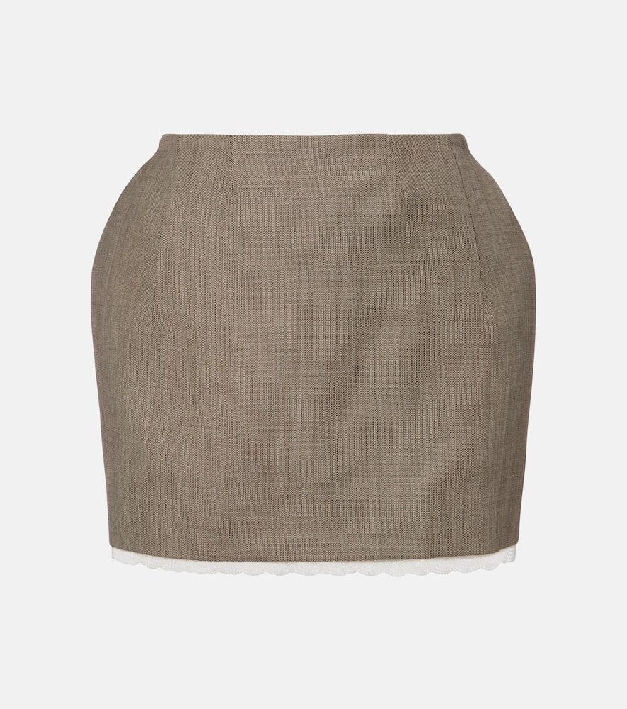 magda butrym wool miniskirt