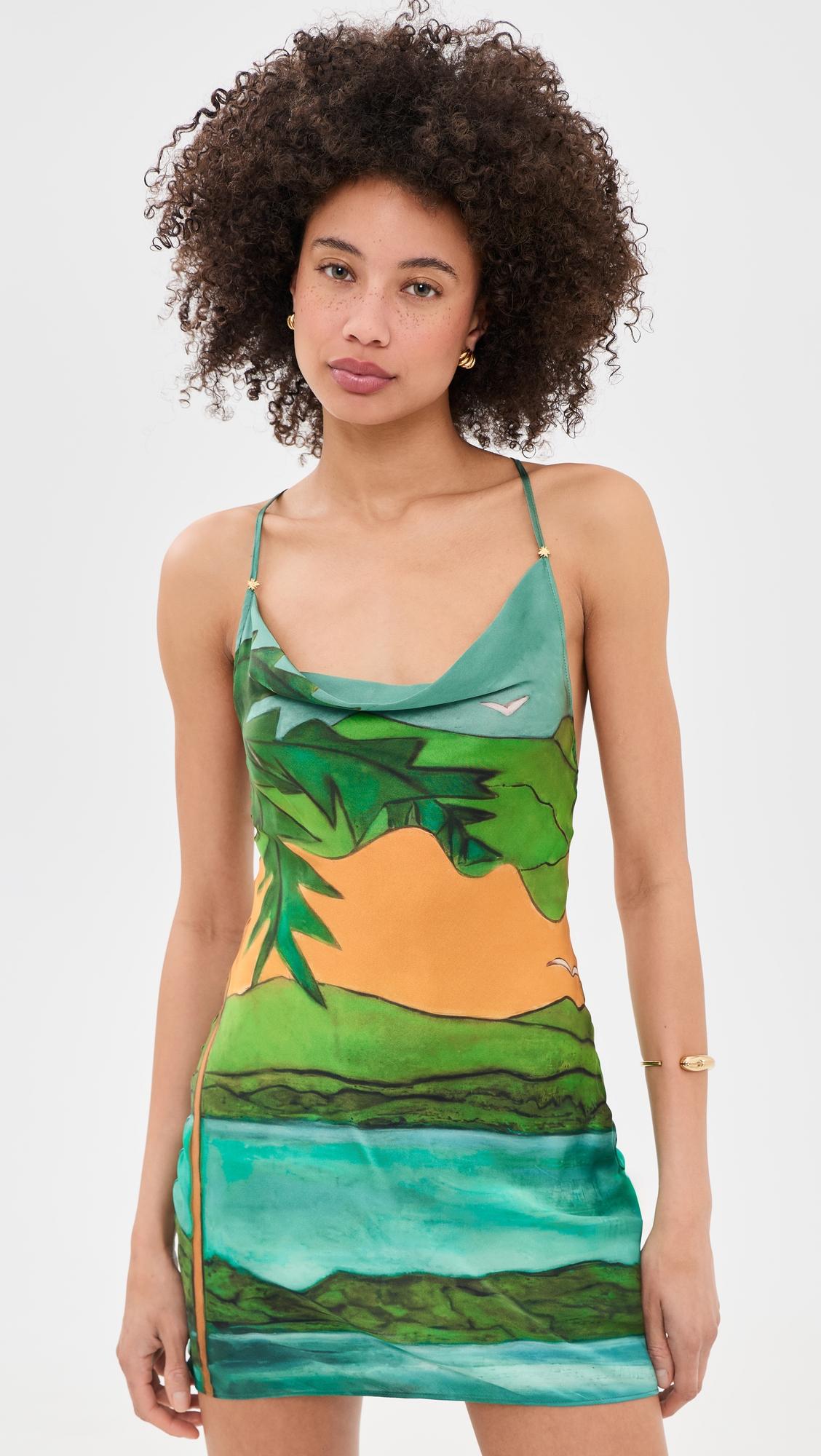 magdalena silk mini dress