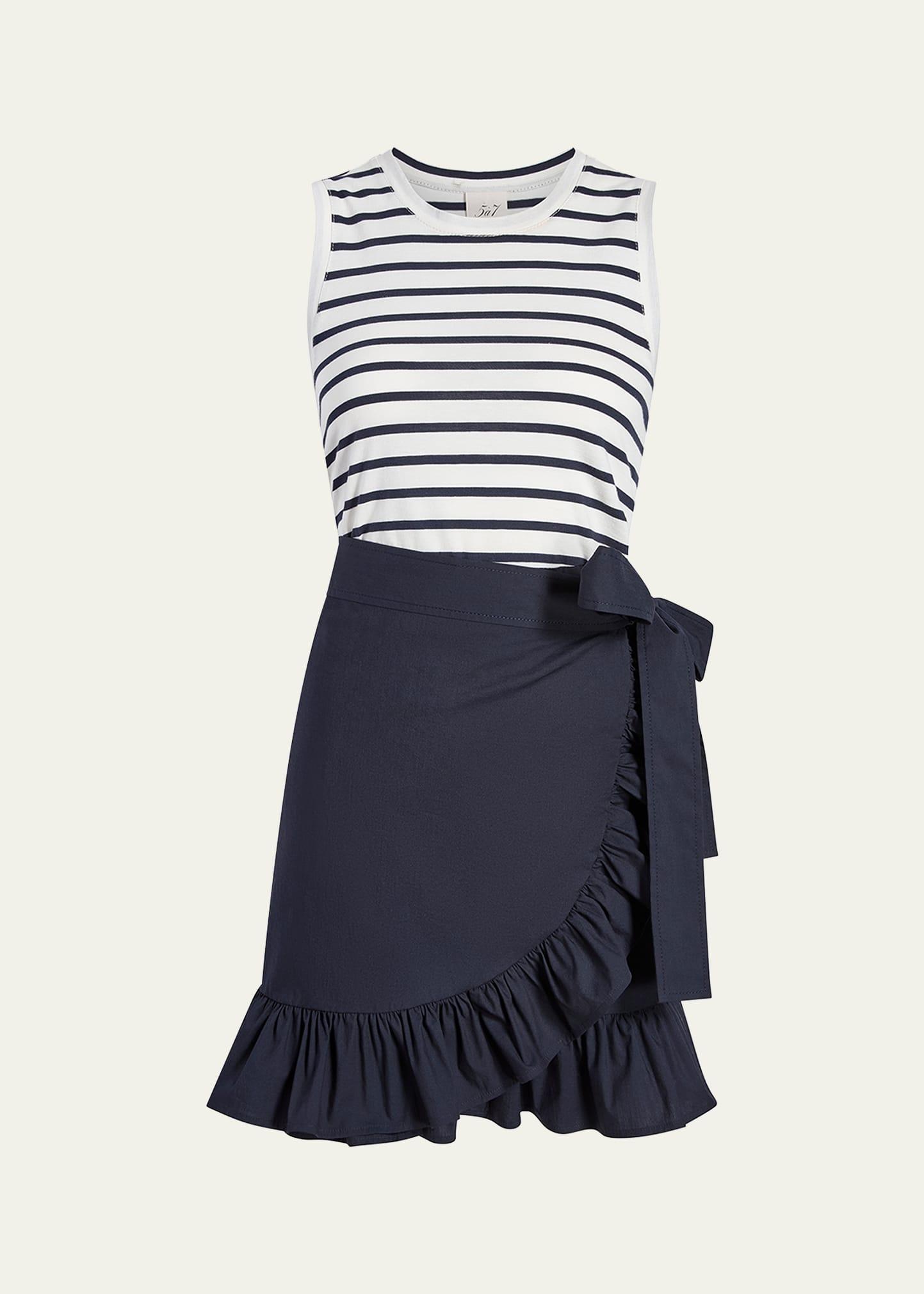 mahlia stripe combo dress