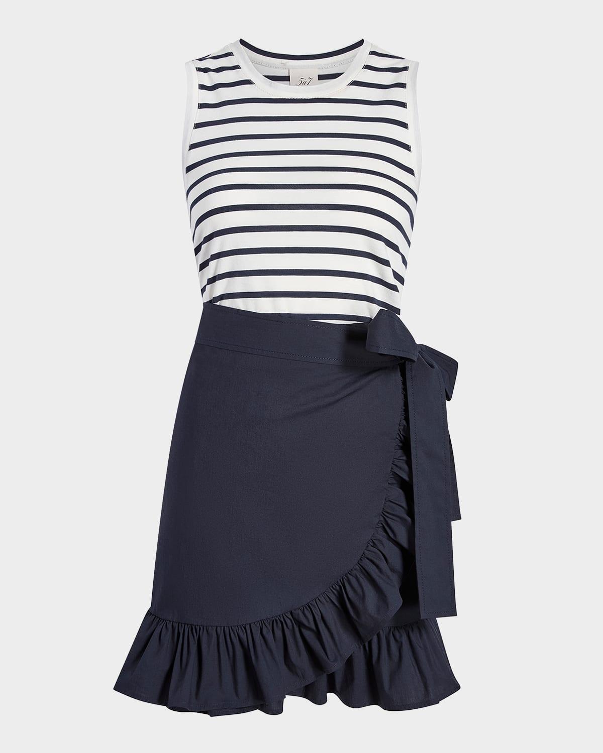 mahlia stripe combo dress