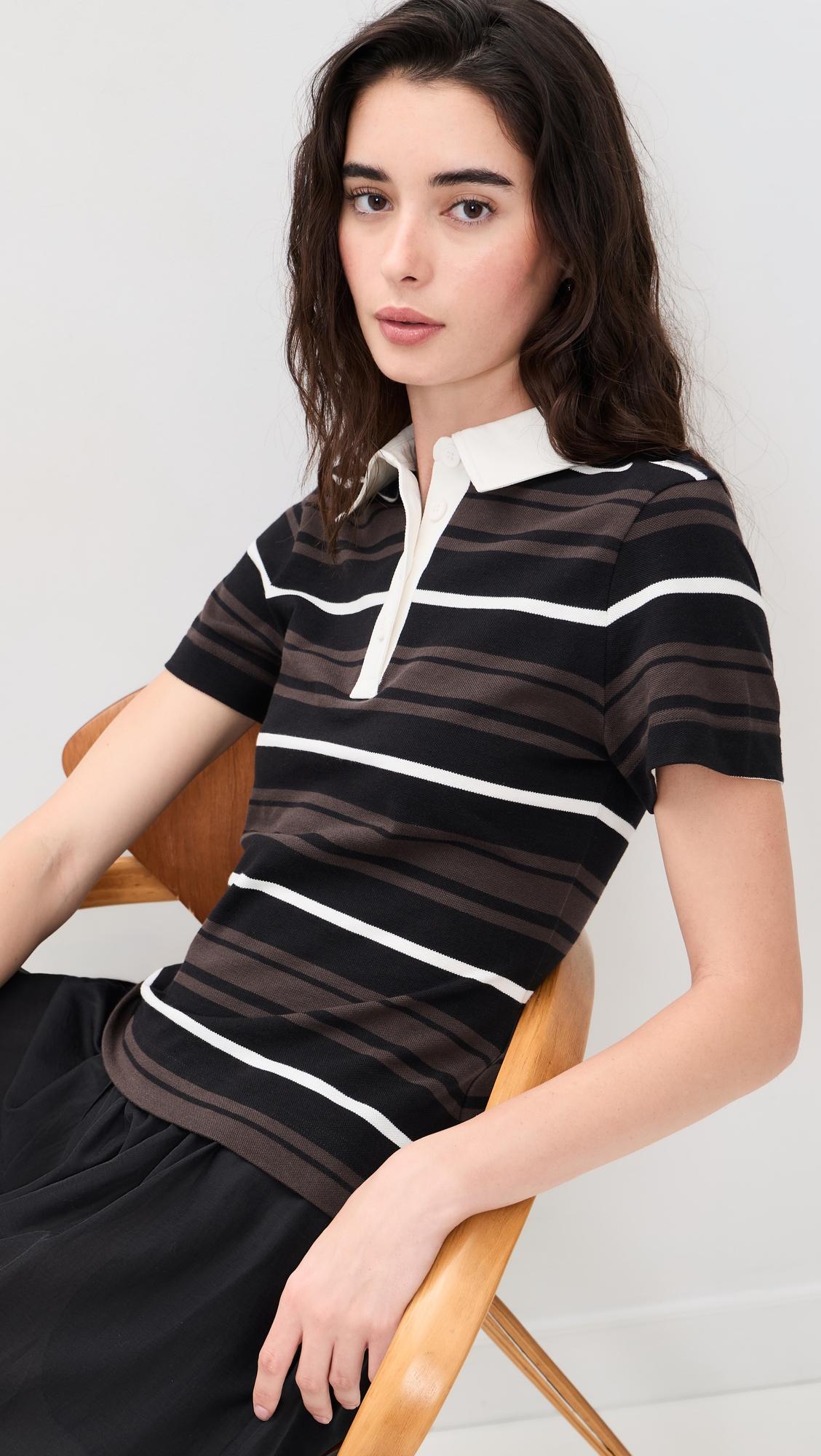 maiden stripe polo