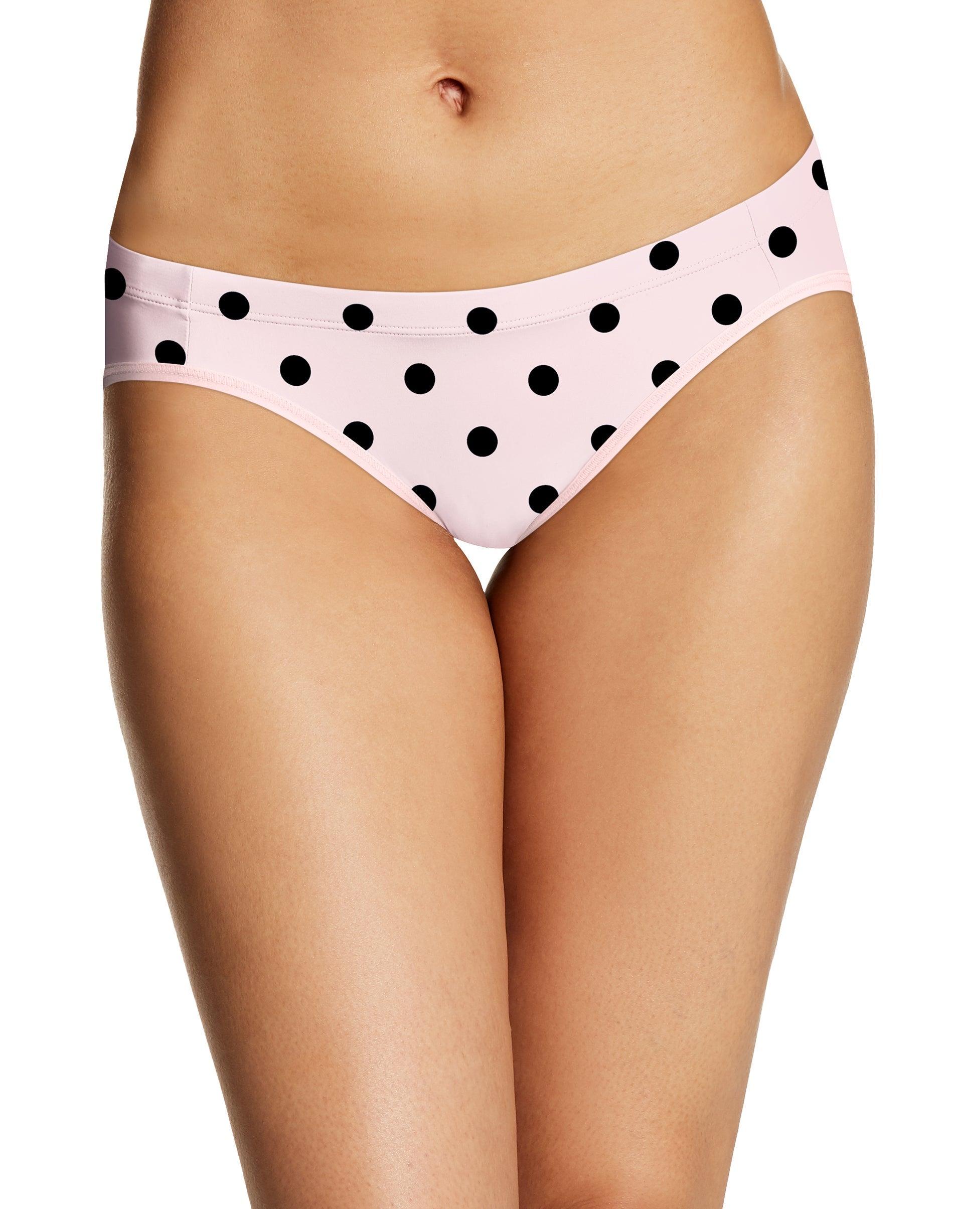 maidenform barely there bikini modern dot print/sandshell 5 women's