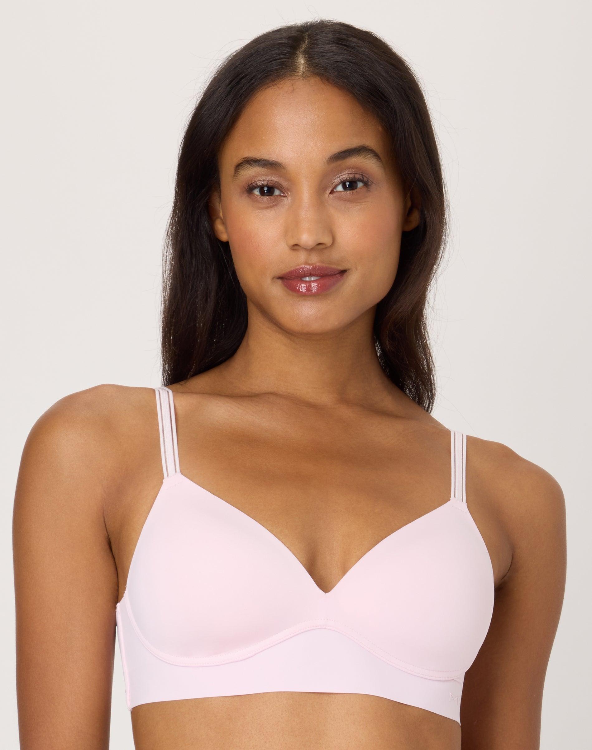 maidenform barely there full coverage wireless bra ballerina slipper s women's