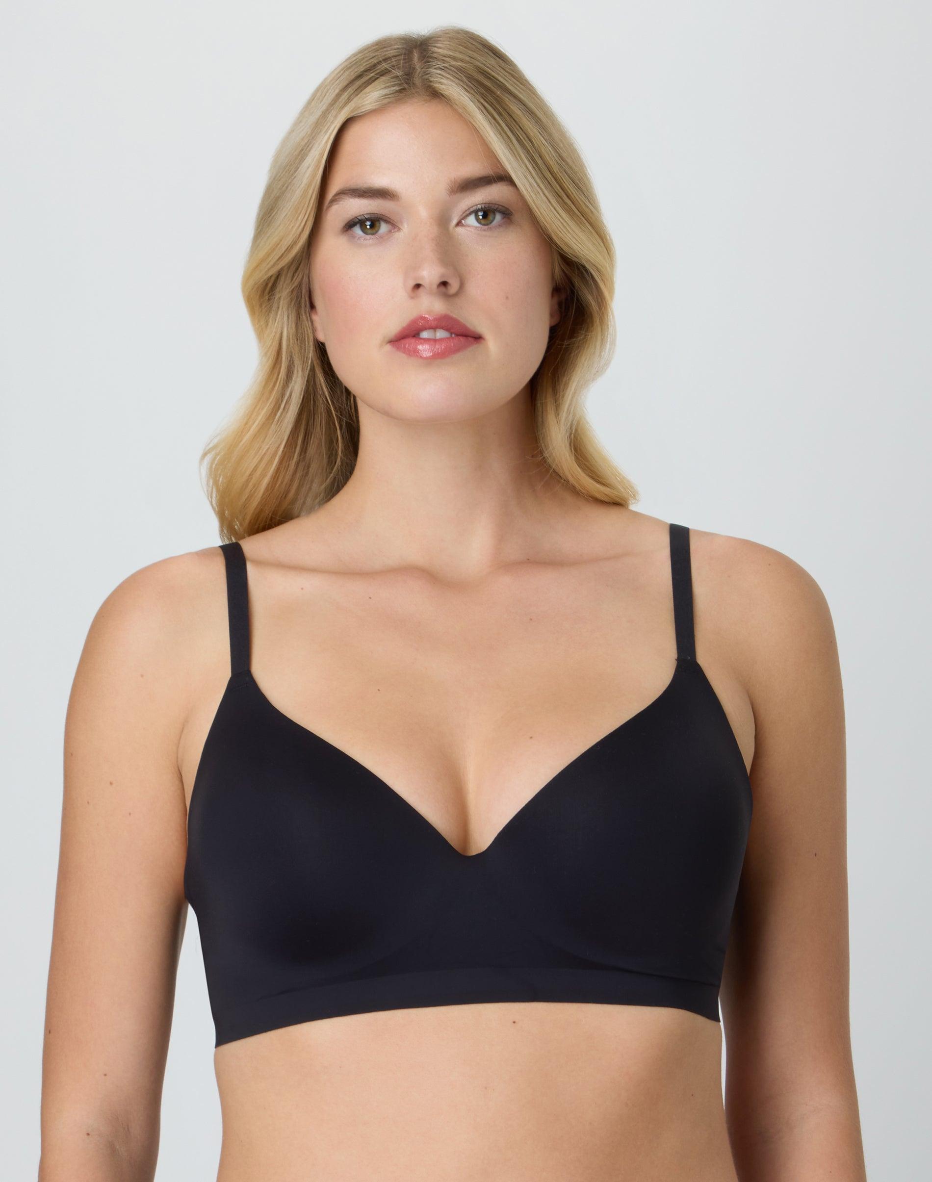 maidenform barely there underwire t-shirt bra black 34a women's