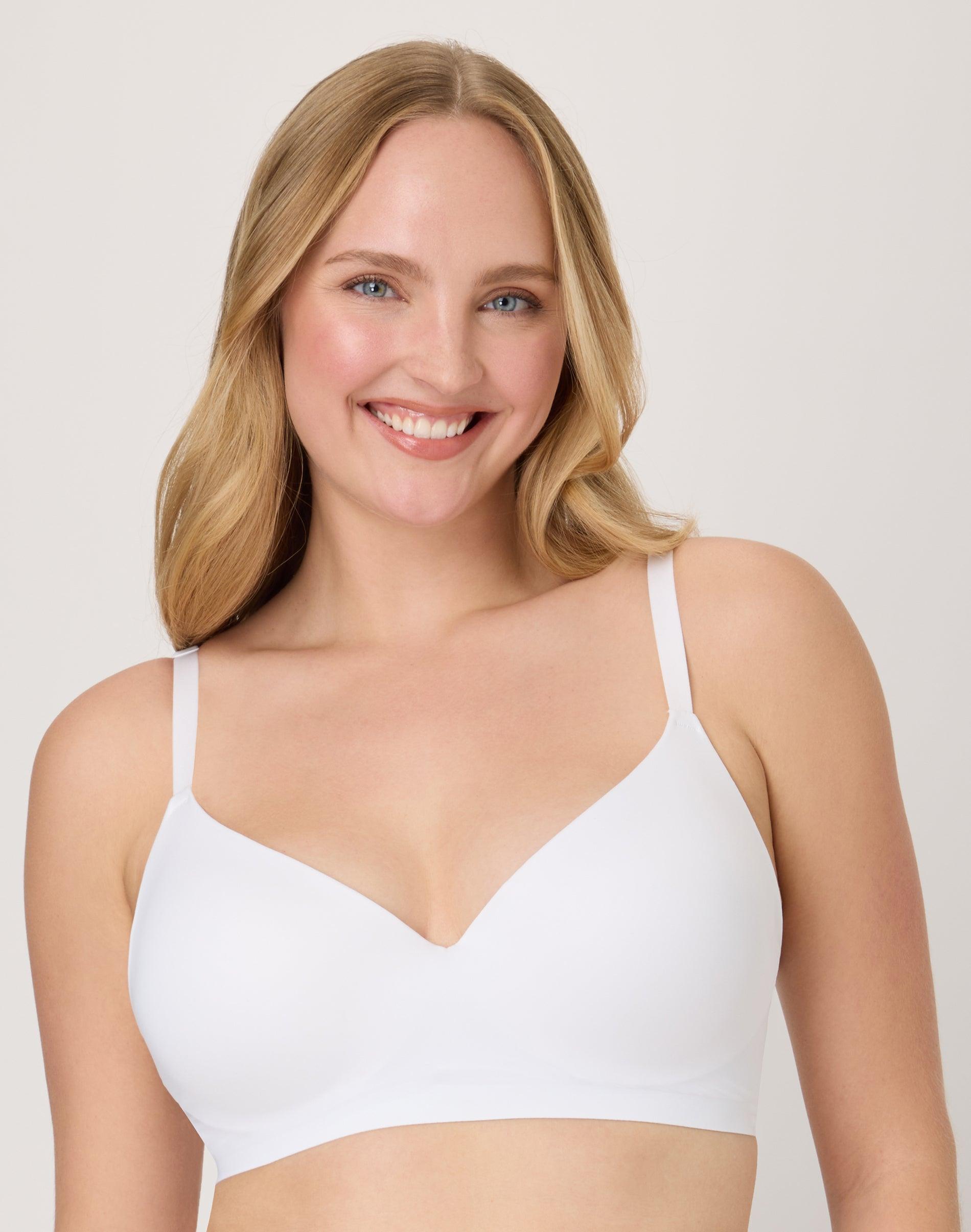 maidenform barely there underwire t-shirt bra white 34a women's