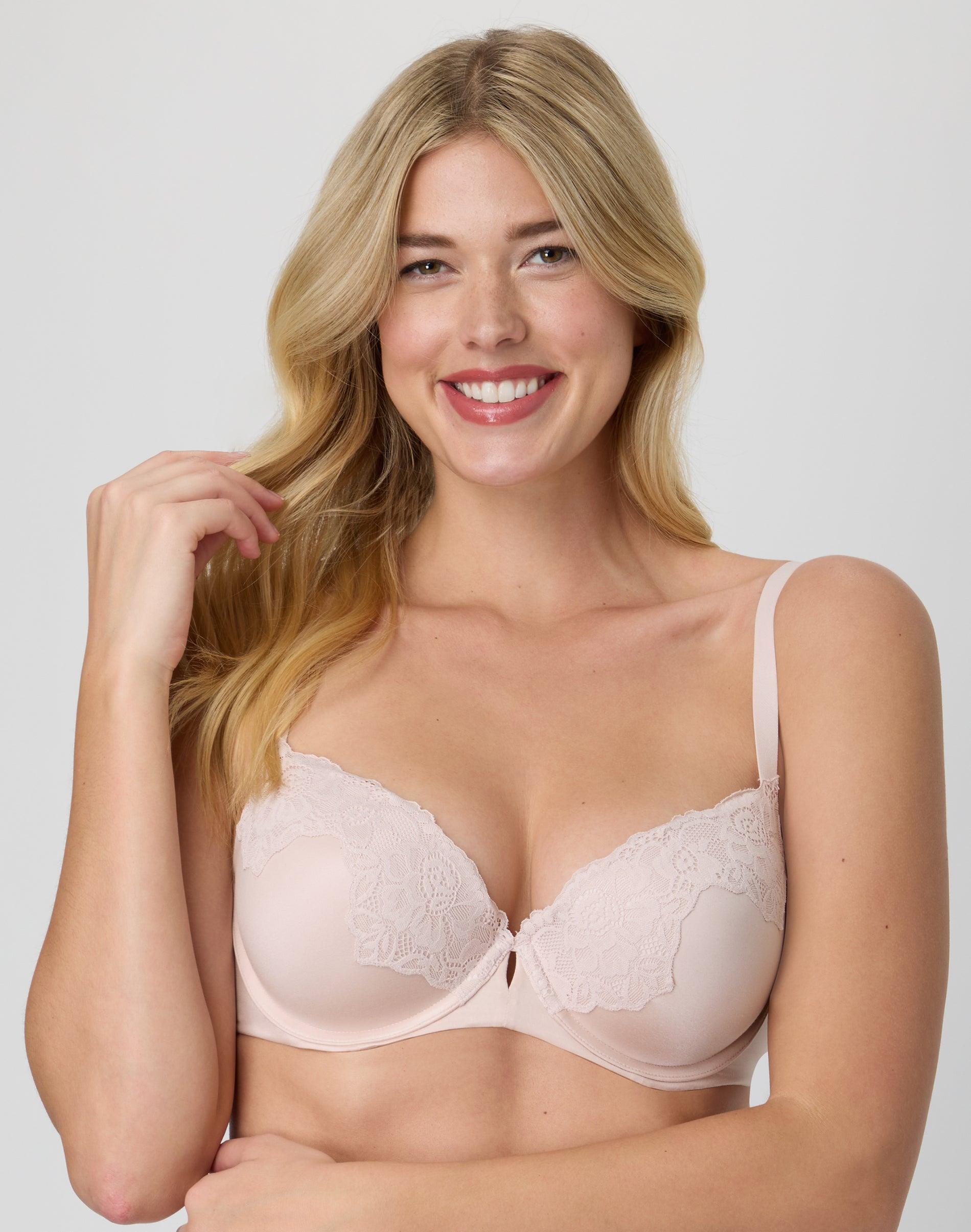 maidenform comfort devotion your lift underwire bra, convertible straps sandshell 32a women's