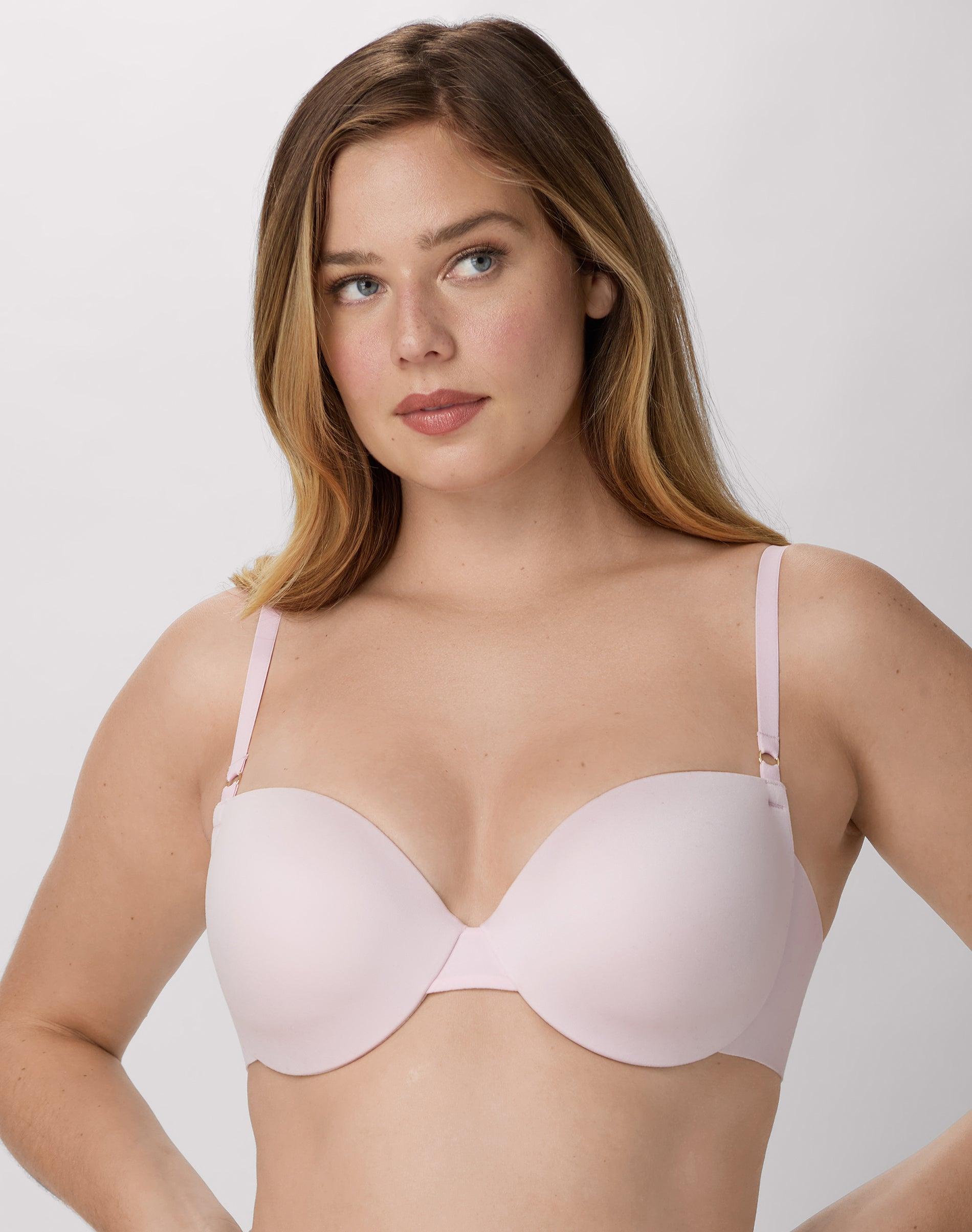 maidenform comfort push-up underwire bra ballerina slipper 34b women's