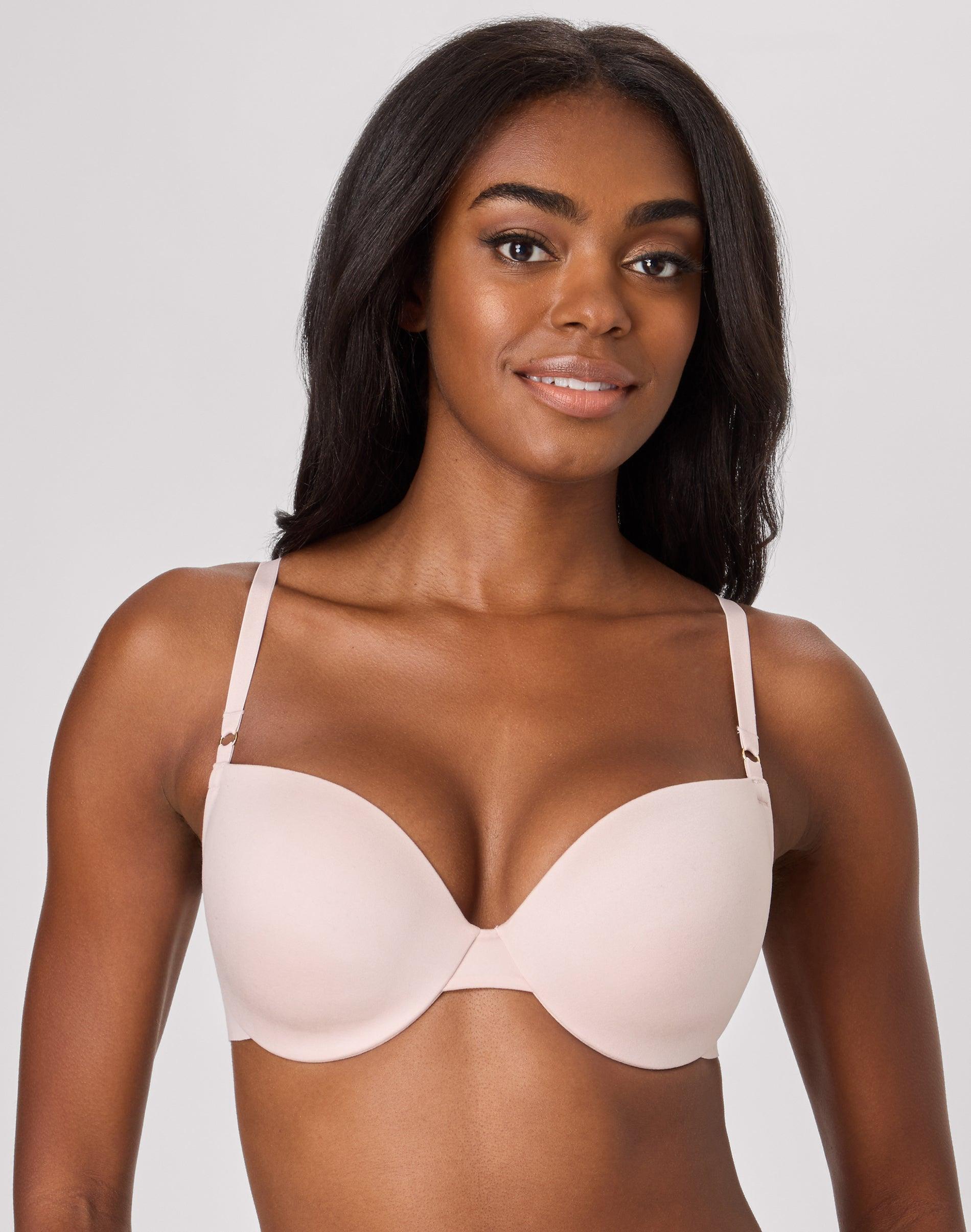 maidenform comfort push-up underwire bra sandshell 34a women's