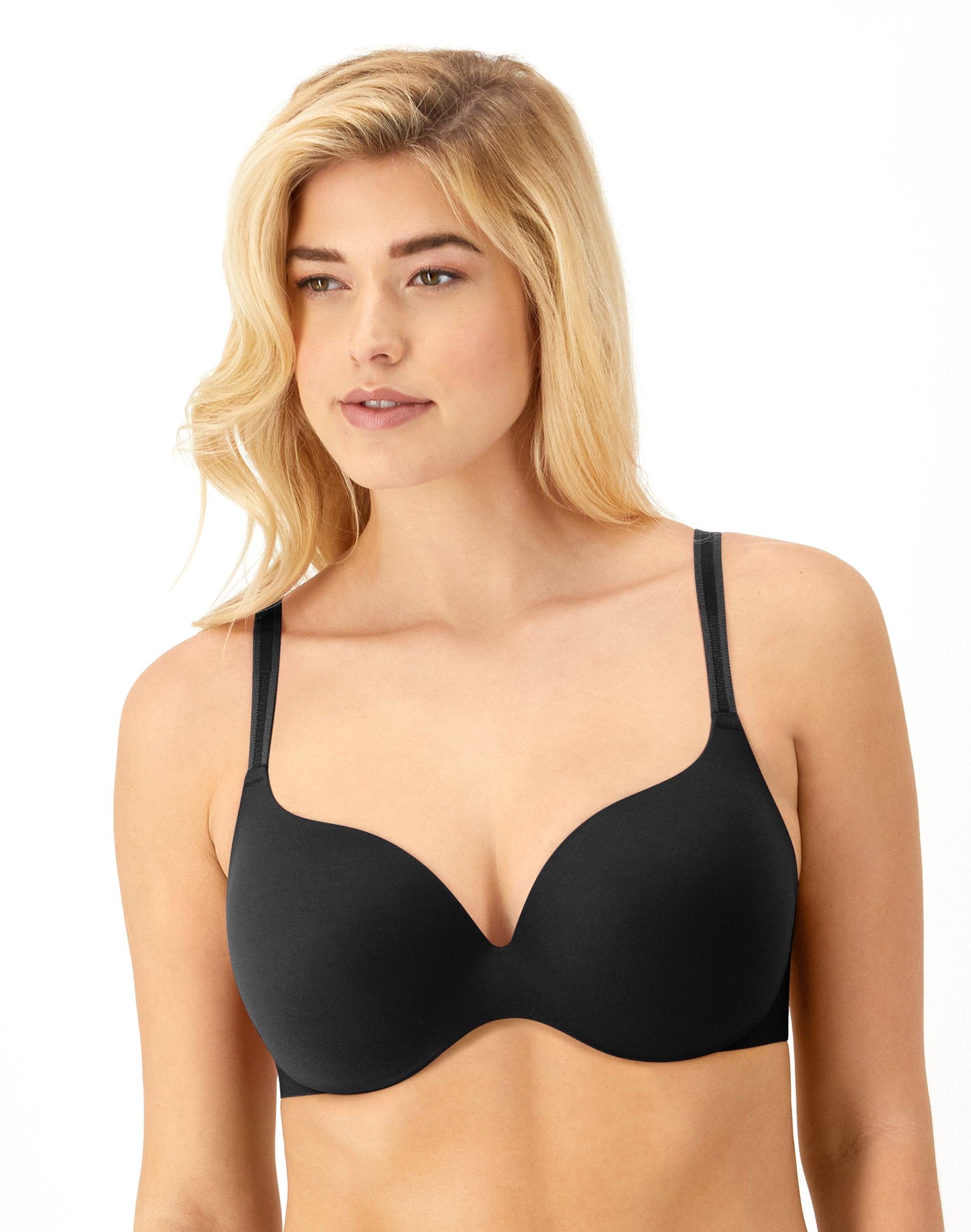 maidenform dreamwire back smoothing underwire bra black 34d women's
